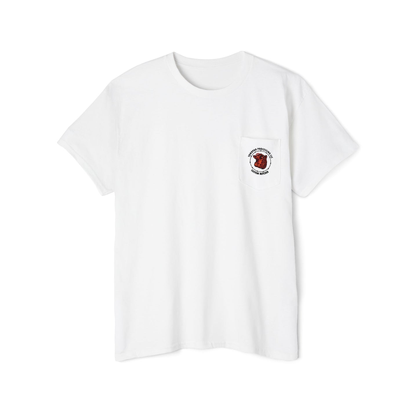 Tonopah Processing Logo on Pocket and Back