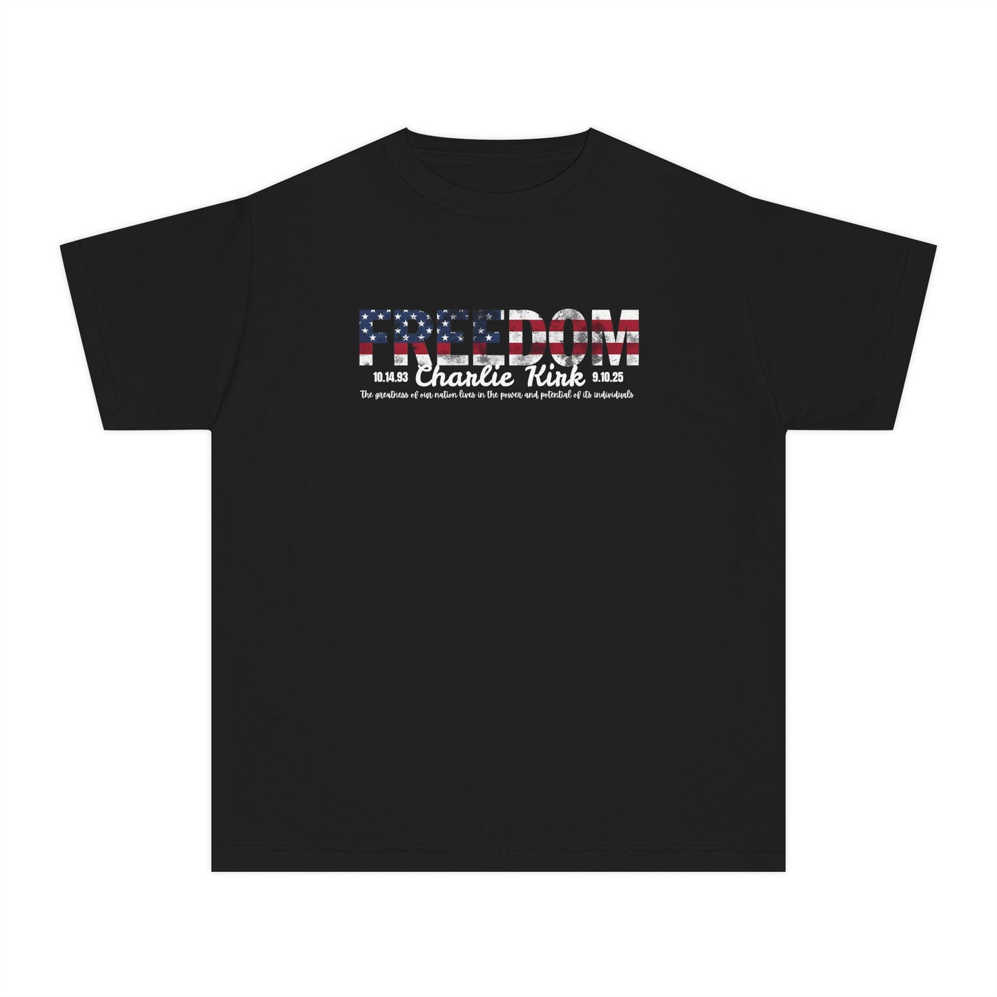 Charlie Kirk Freedom Youth Tee
