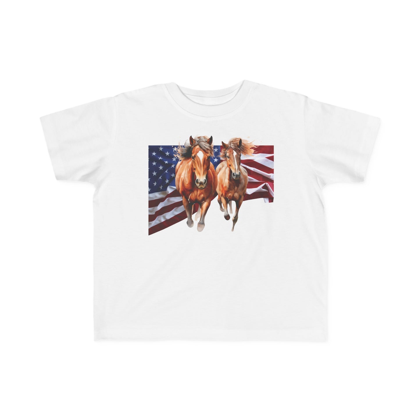 Horses of the Flag Toddler's Jersey Tee