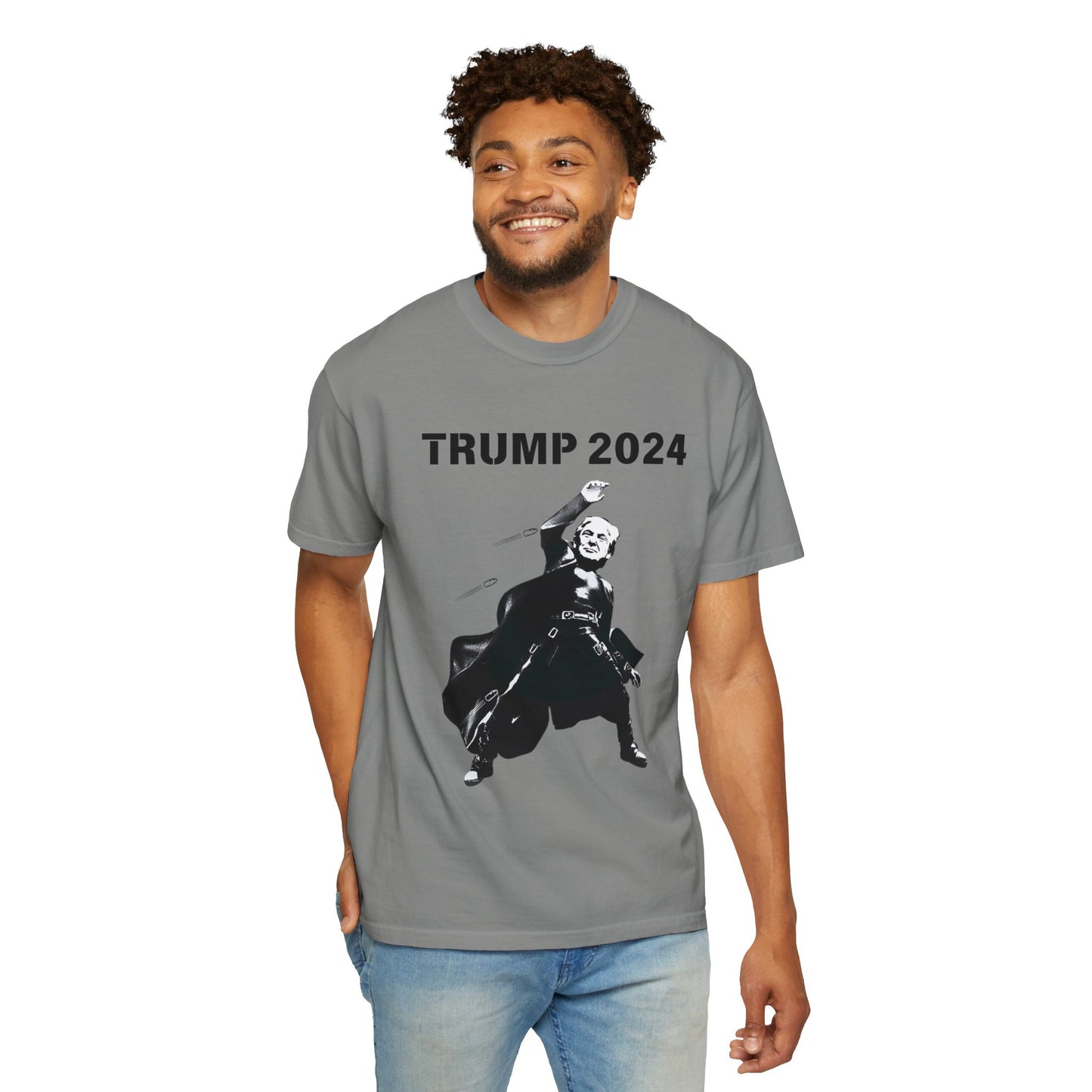 Matrix Trump 2024 Front Unisex Garment-Dyed T-shirt