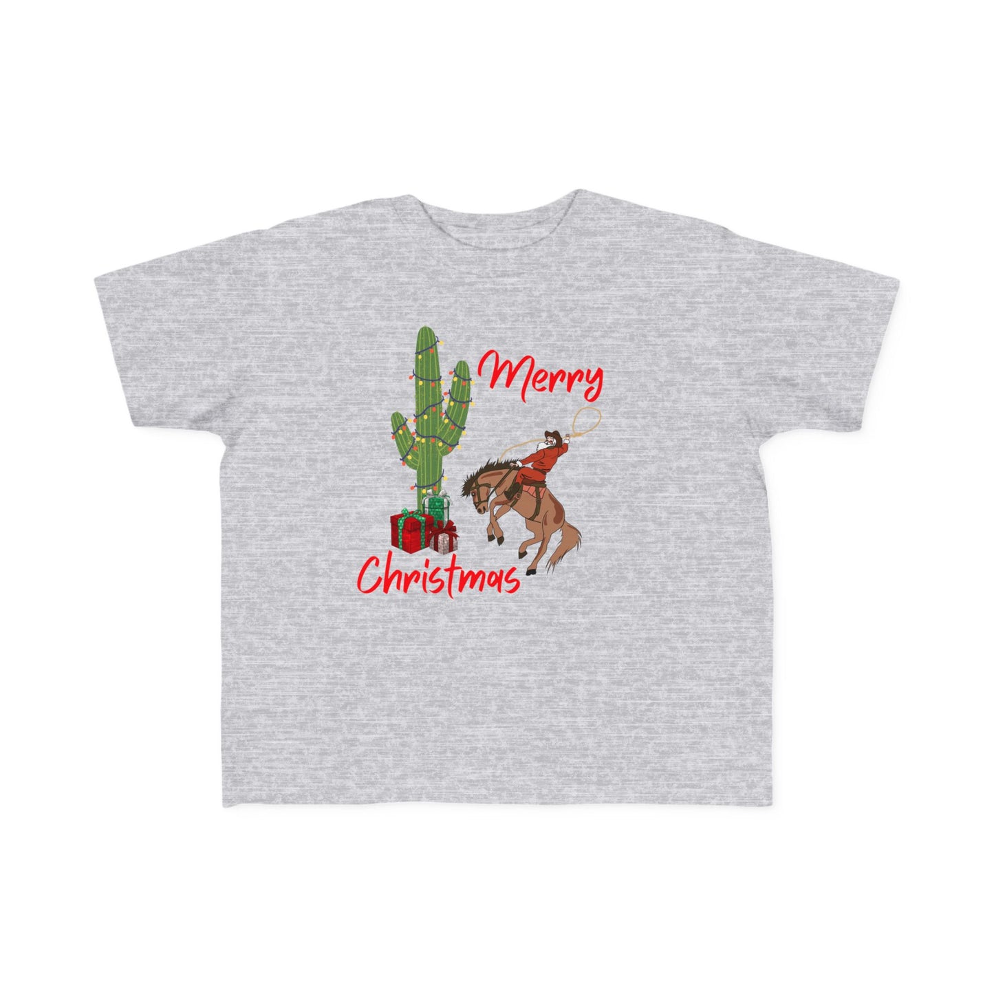 Merry Christmas Cowboy Santa Toddler's Tee