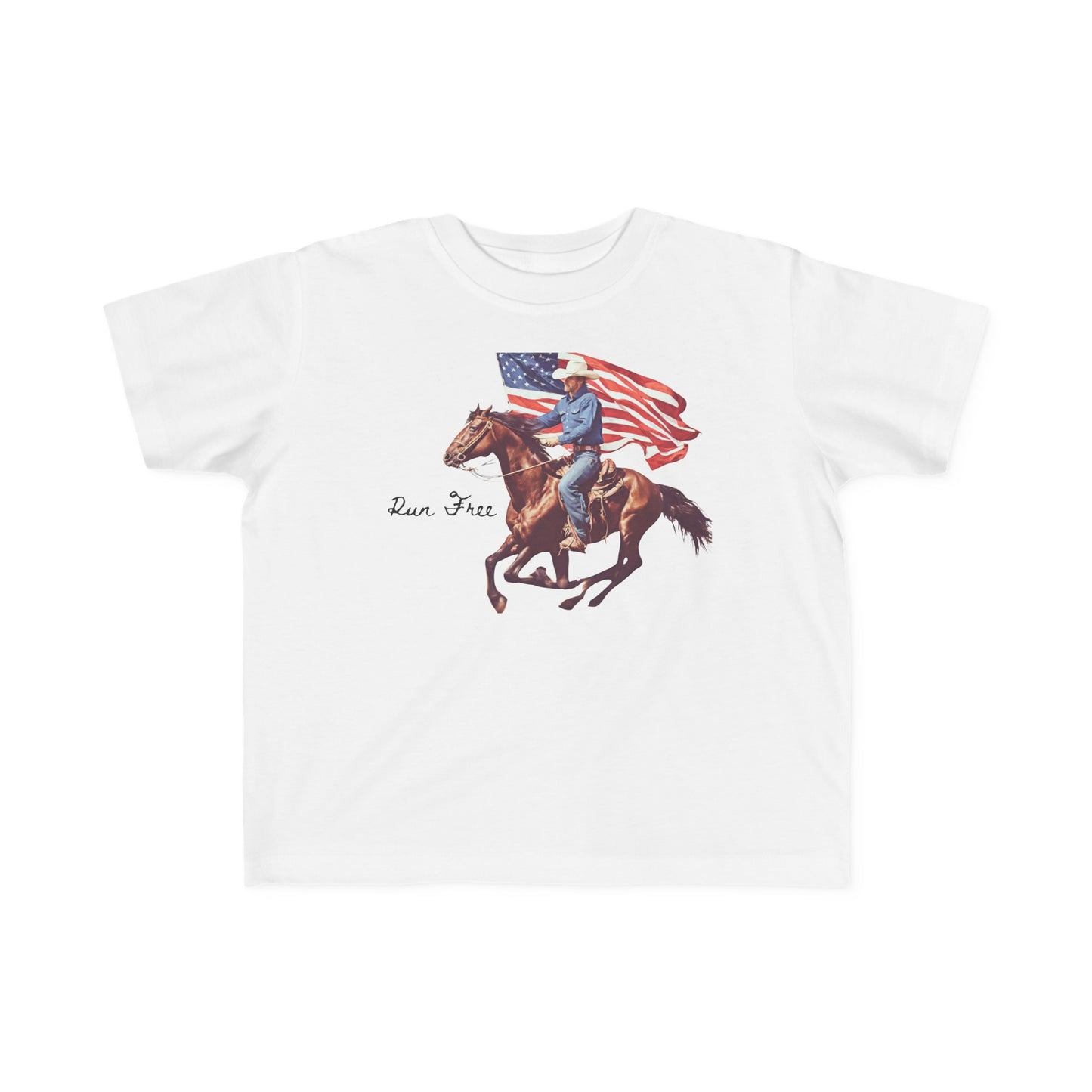 Run Free Cowboy Toddler's Jersey Tee
