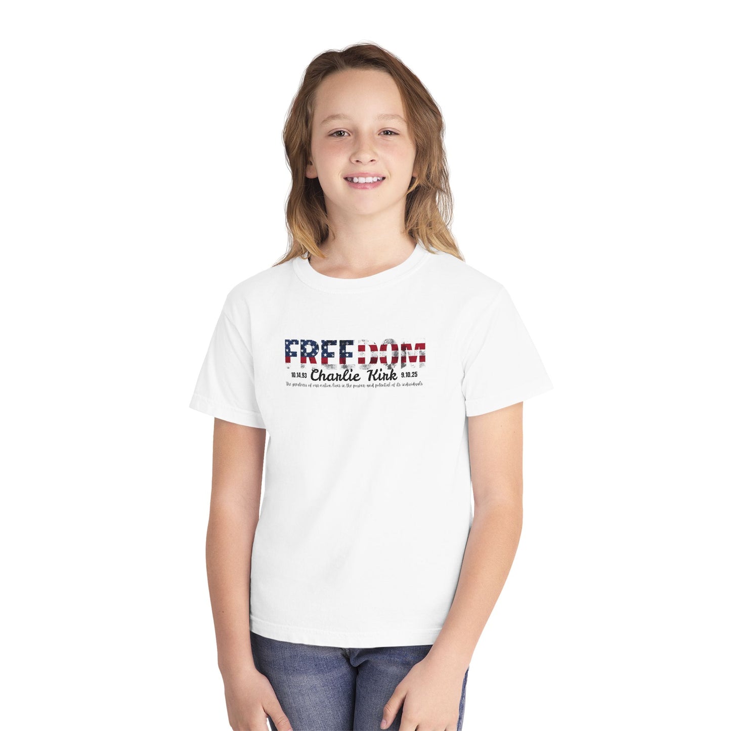 Charlie Kirk Freedom Youth Tee