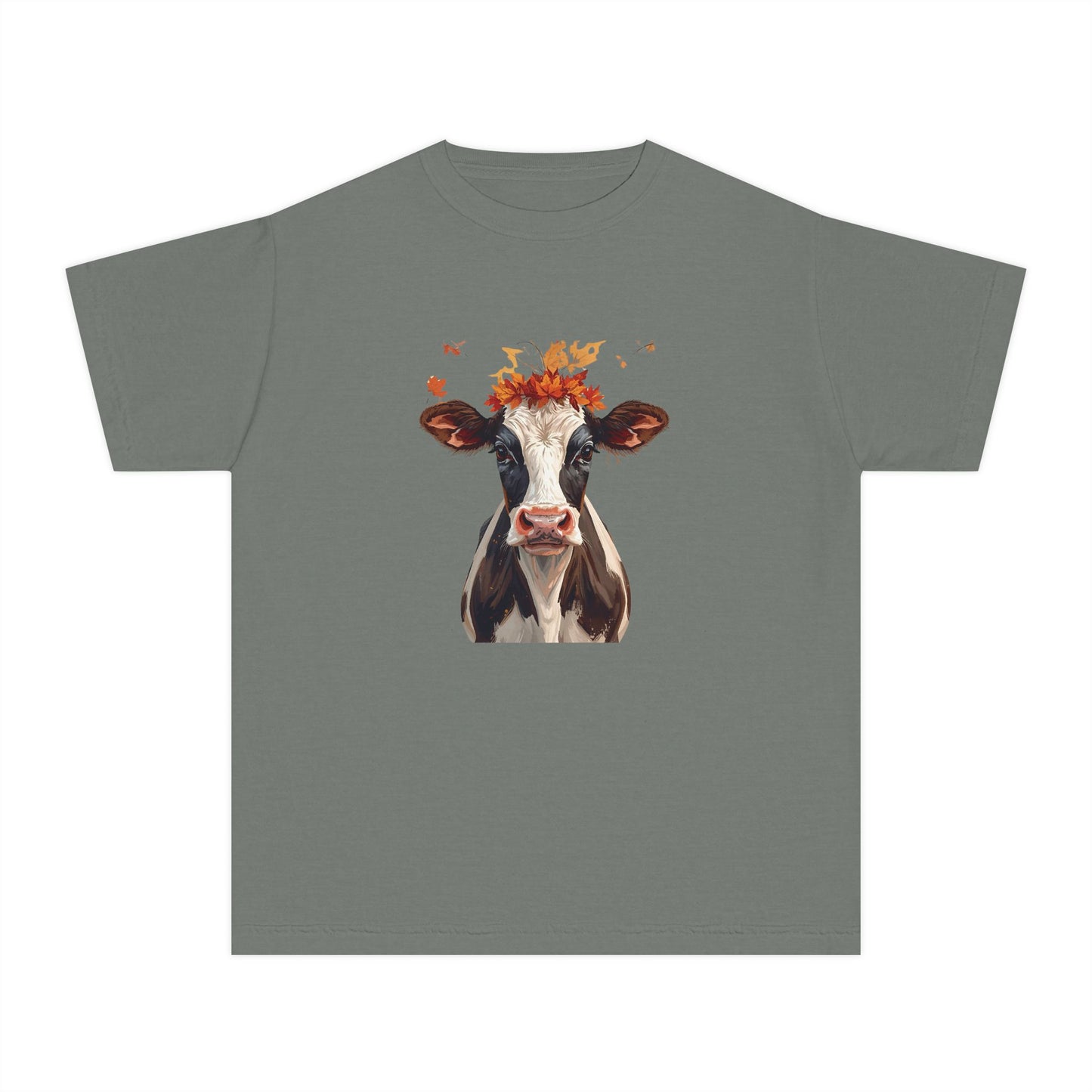 Fall Holstein Cow Youth Tee