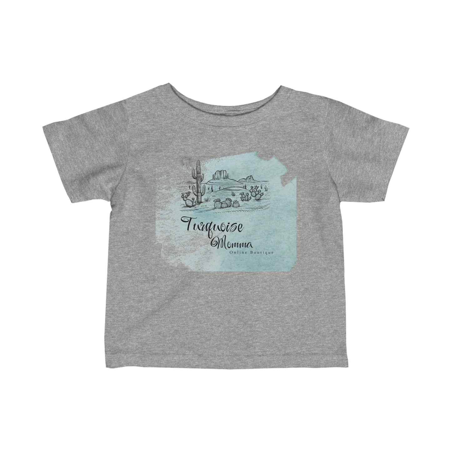 Turquoise Momma Infant Tee