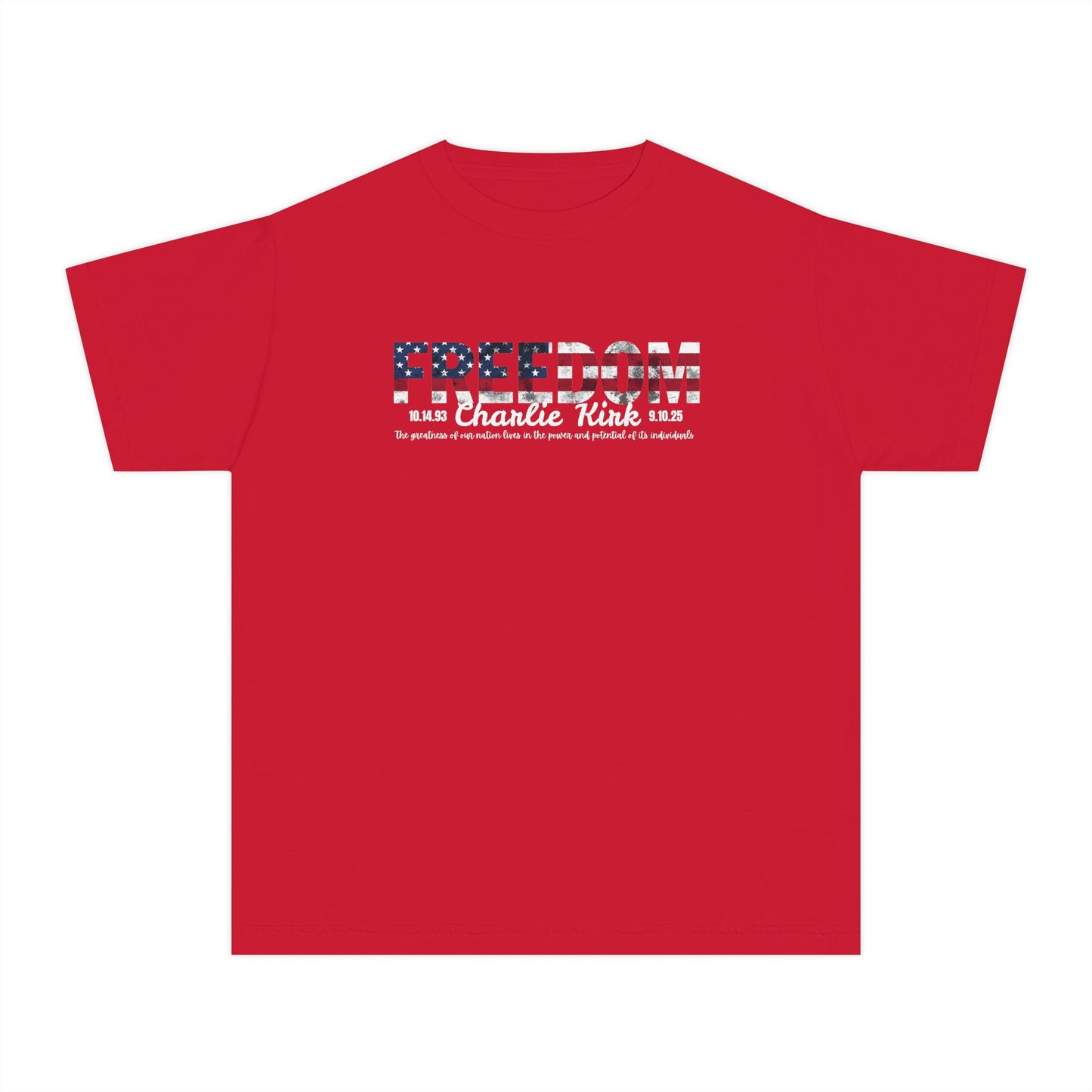 Charlie Kirk Freedom Youth Tee