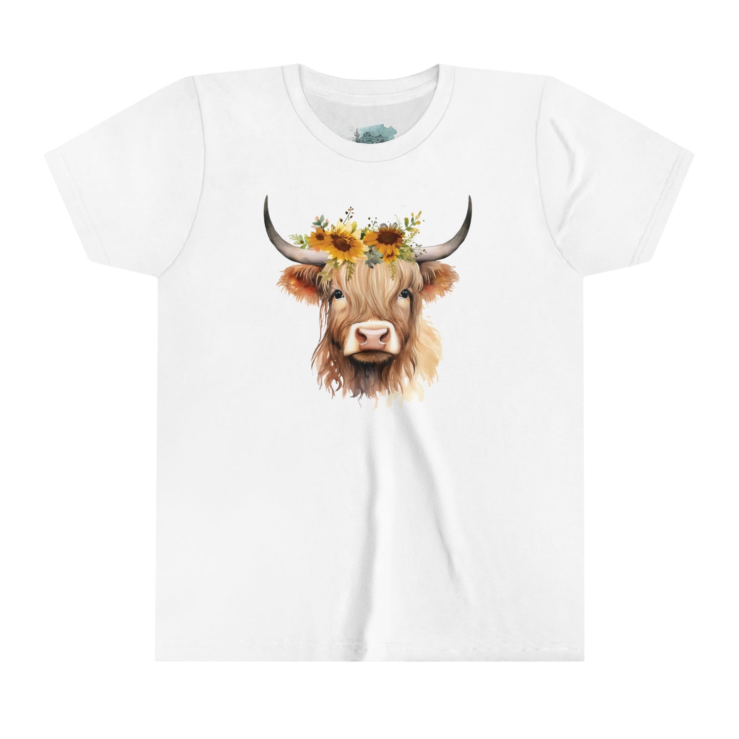 Sunflower Highland Youth Short Sleeve Tee