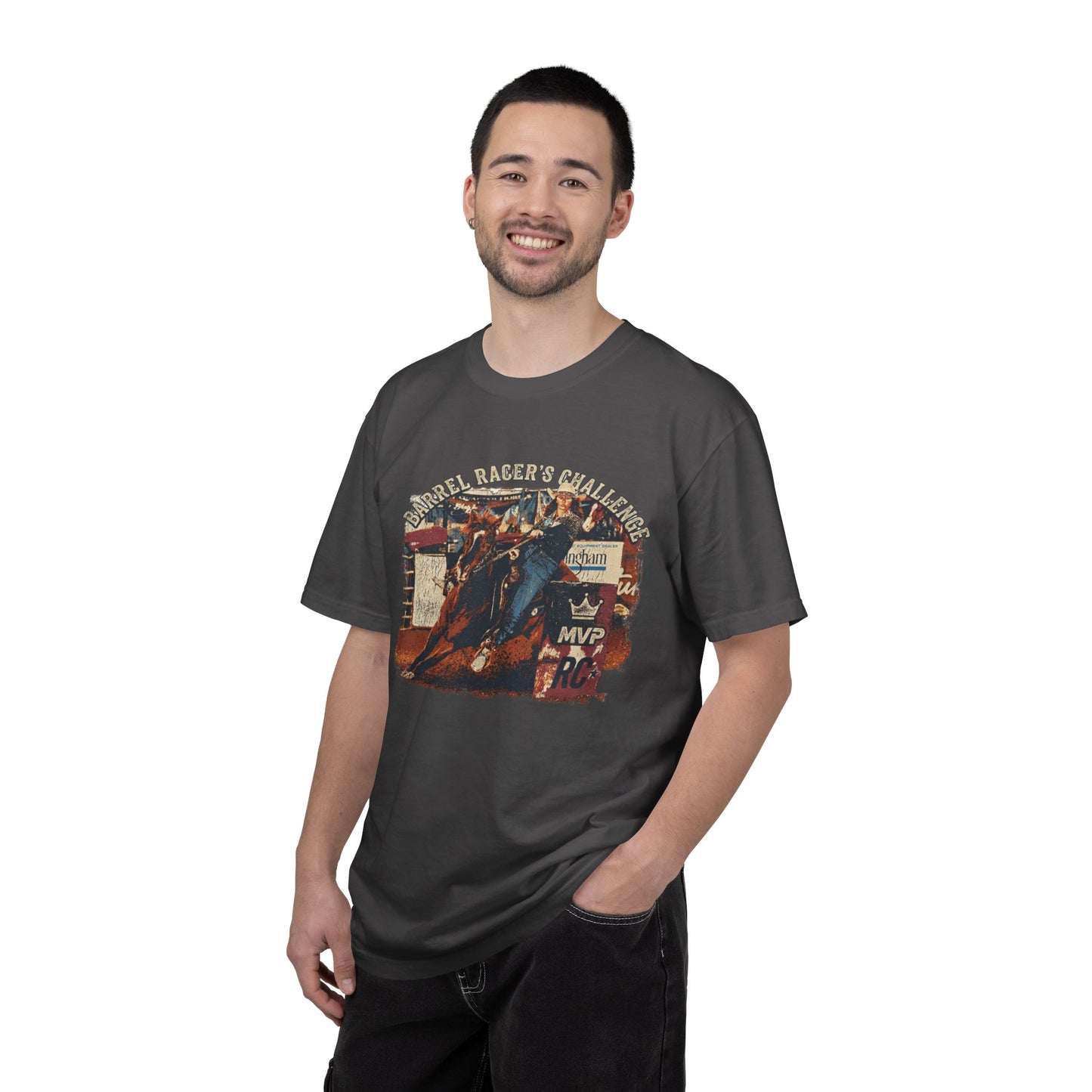 Barrel Racer’s Challenge T-Shirt — Vintage Rodeo Barrel Racing Tee