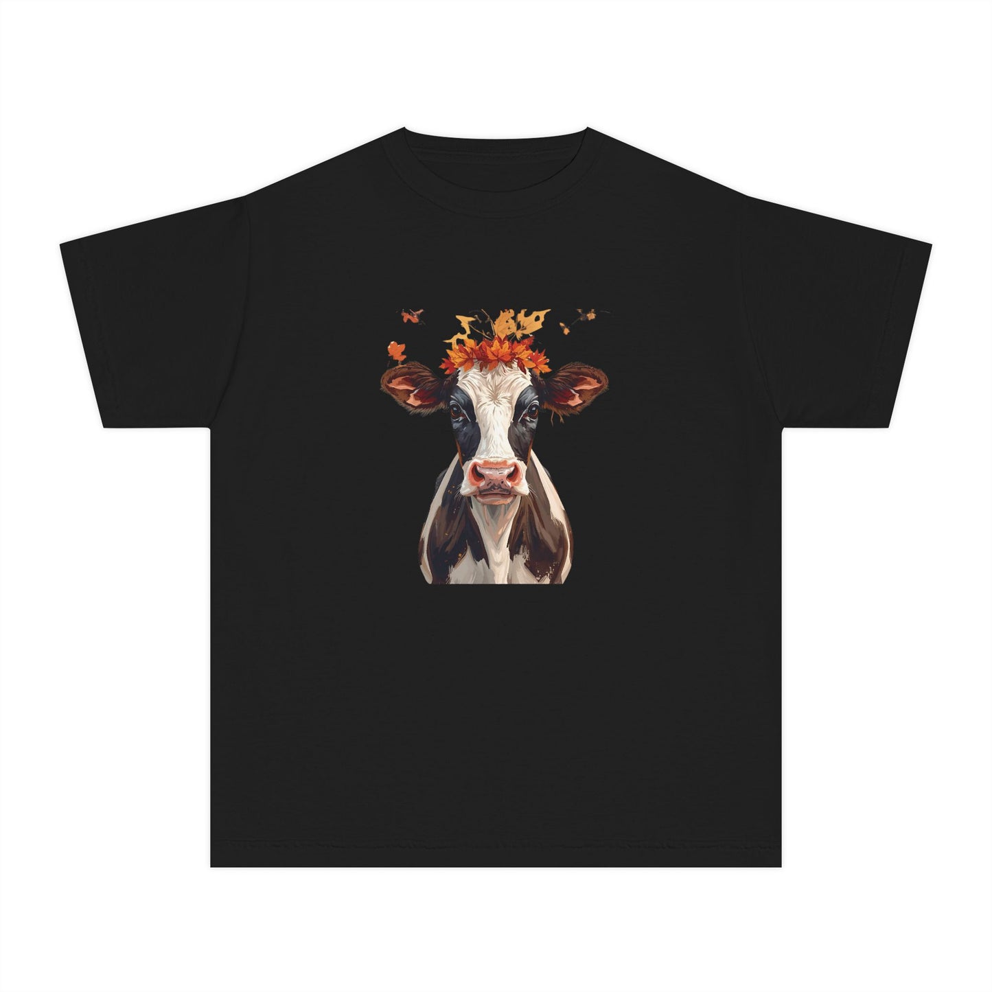 Fall Holstein Cow Youth Tee