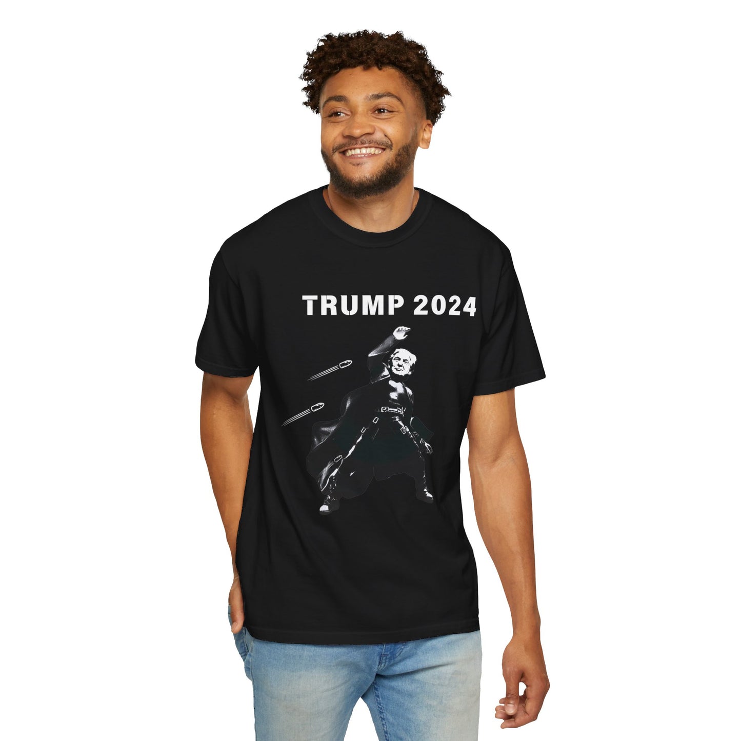 Matrix Trump 2024 Front Unisex Garment-Dyed T-shirt
