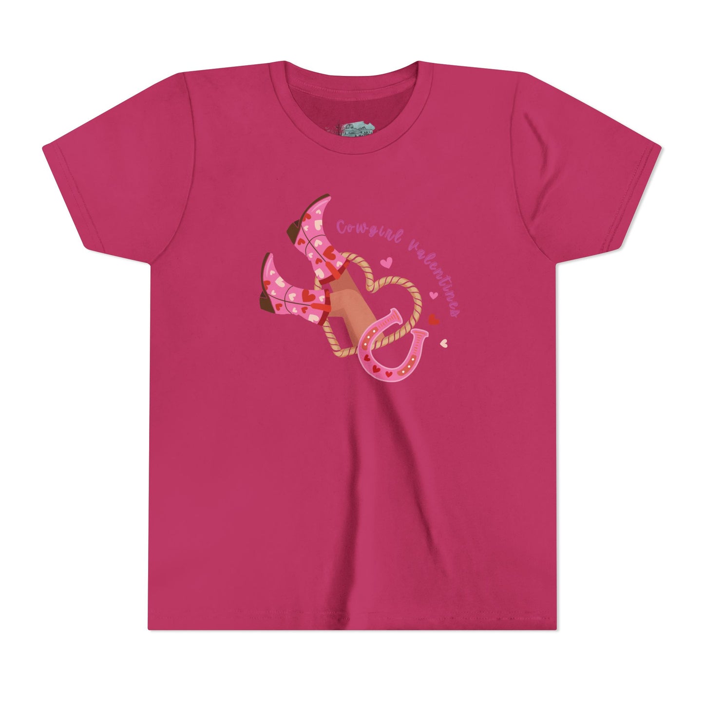 Cowgirl Valentines Youth Tee