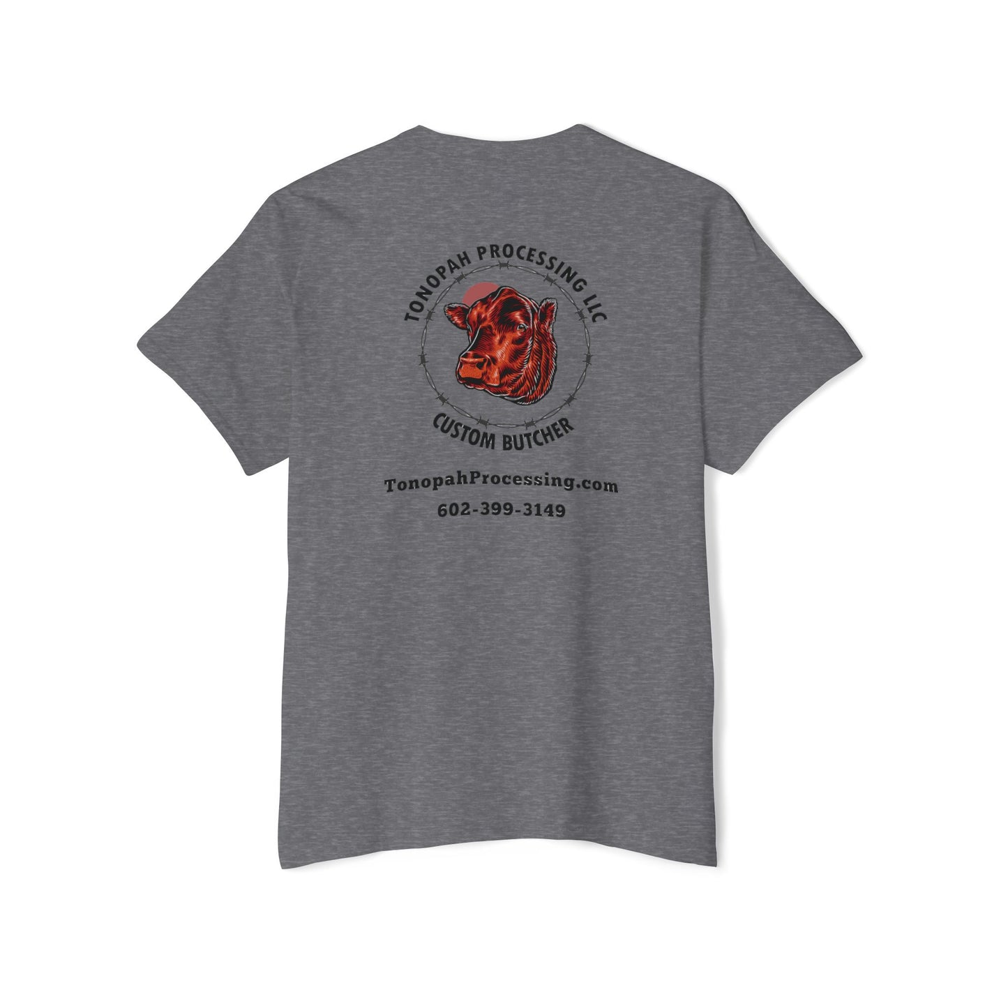 Tonopah Processing Logo on Pocket and Back
