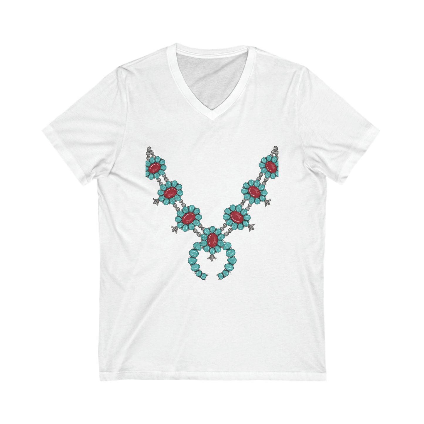 Squash Blossom Womans V-Neck Tee