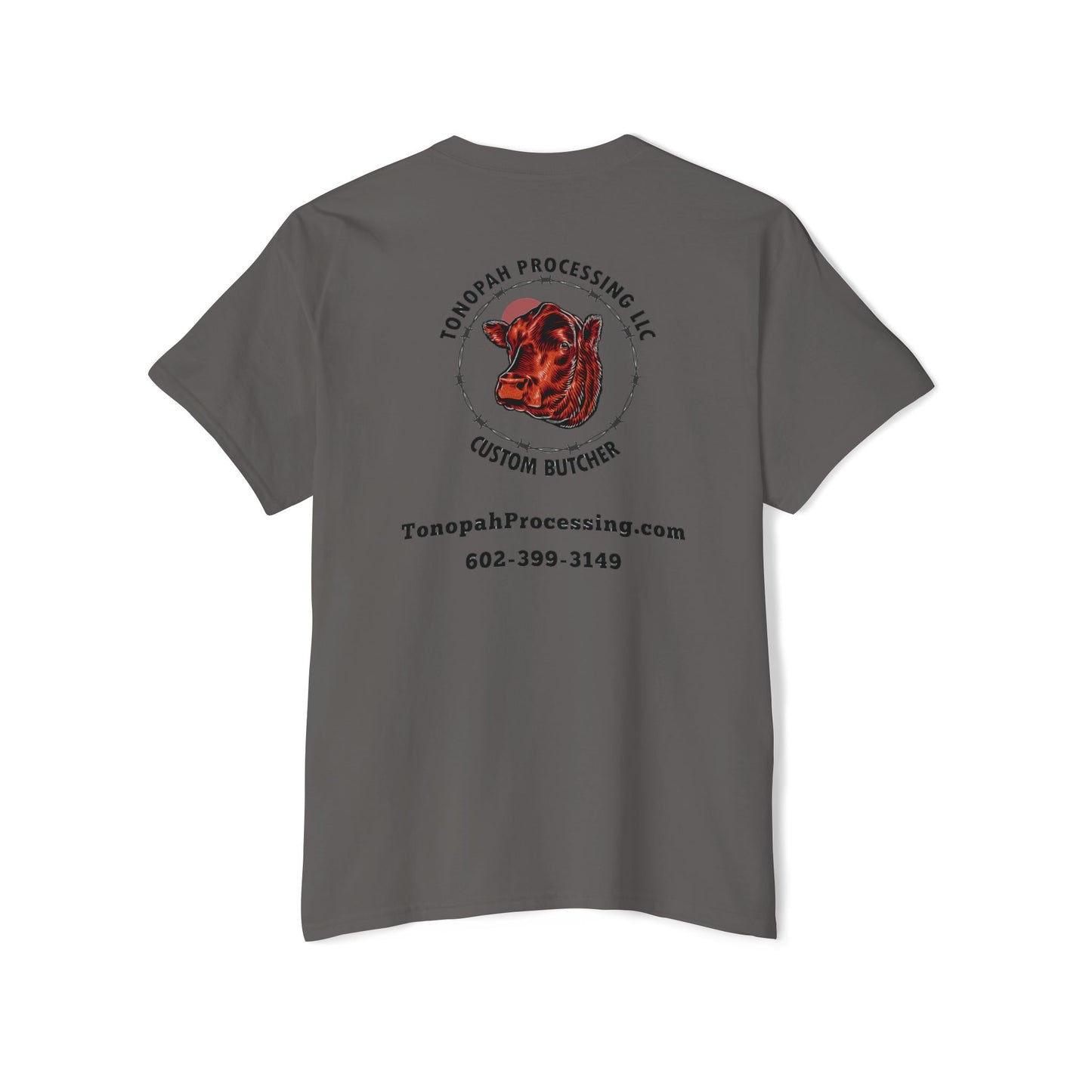 Tonopah Processing Pocket Tee logo back