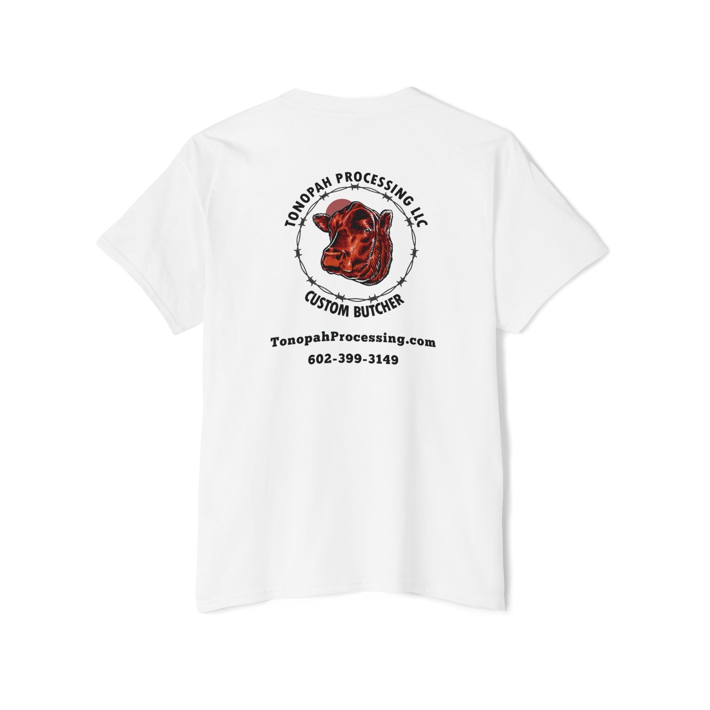 Tonopah Processing Logo on Pocket and Back