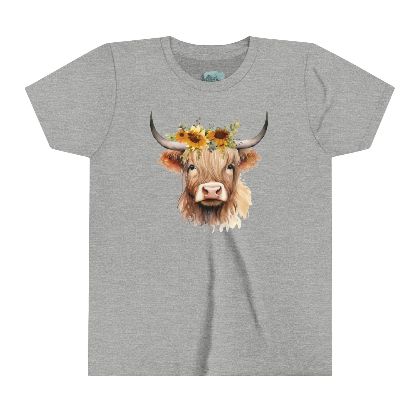 Sunflower Highland Youth Short Sleeve Tee