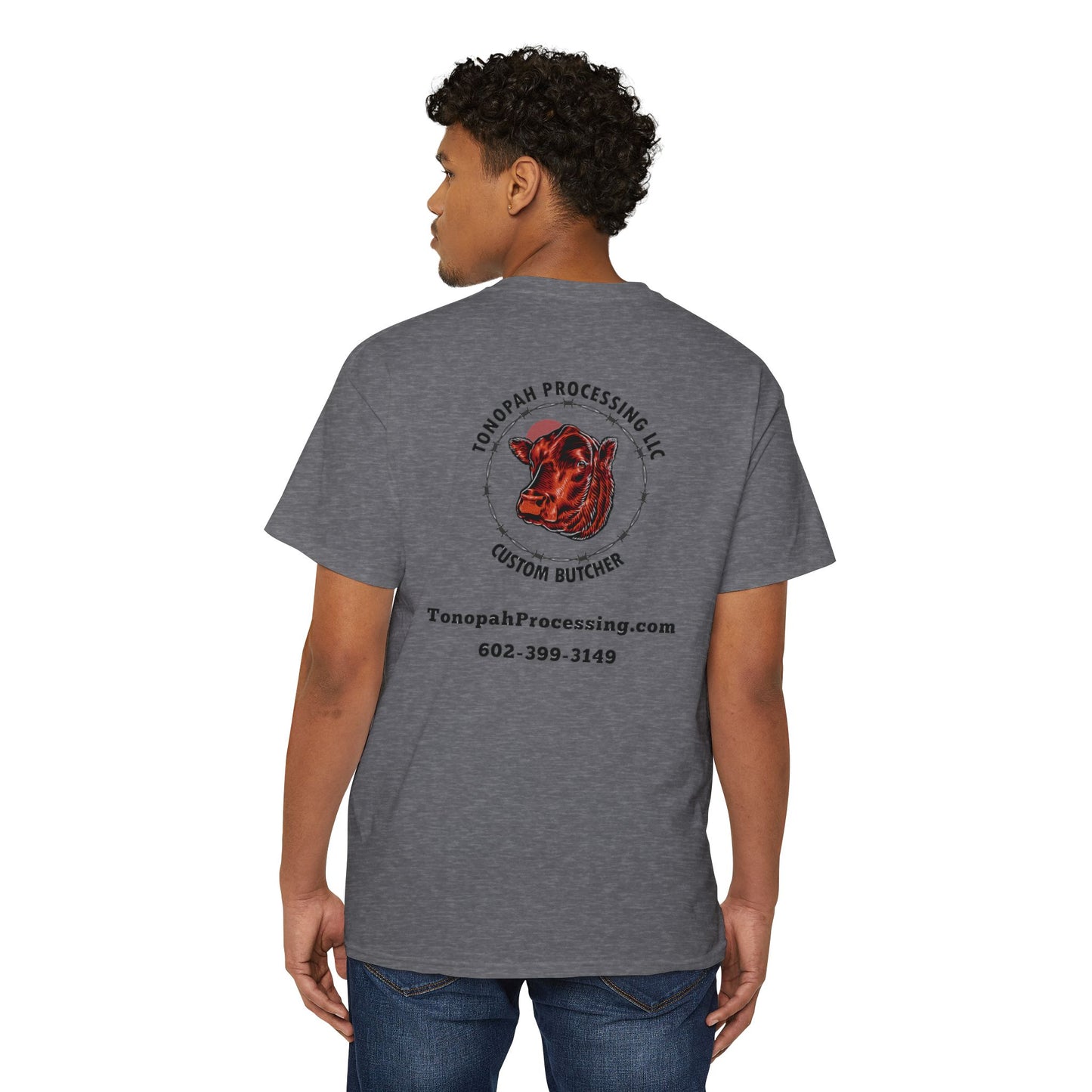 Tonopah Processing Pocket Tee logo back