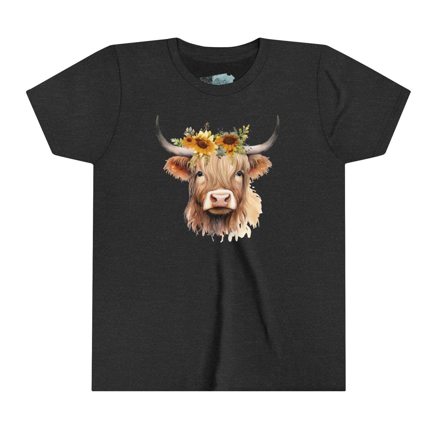 Sunflower Highland Youth Short Sleeve Tee