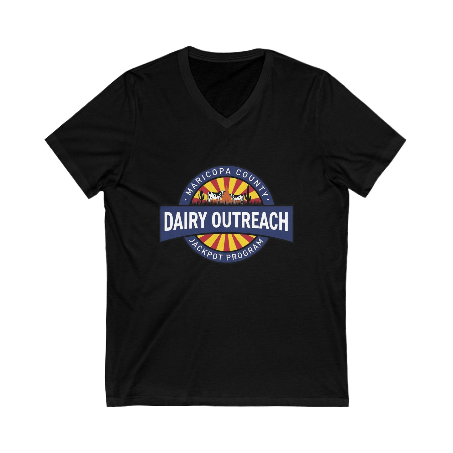 Dairy Outreach Unisex V-Neck Tee