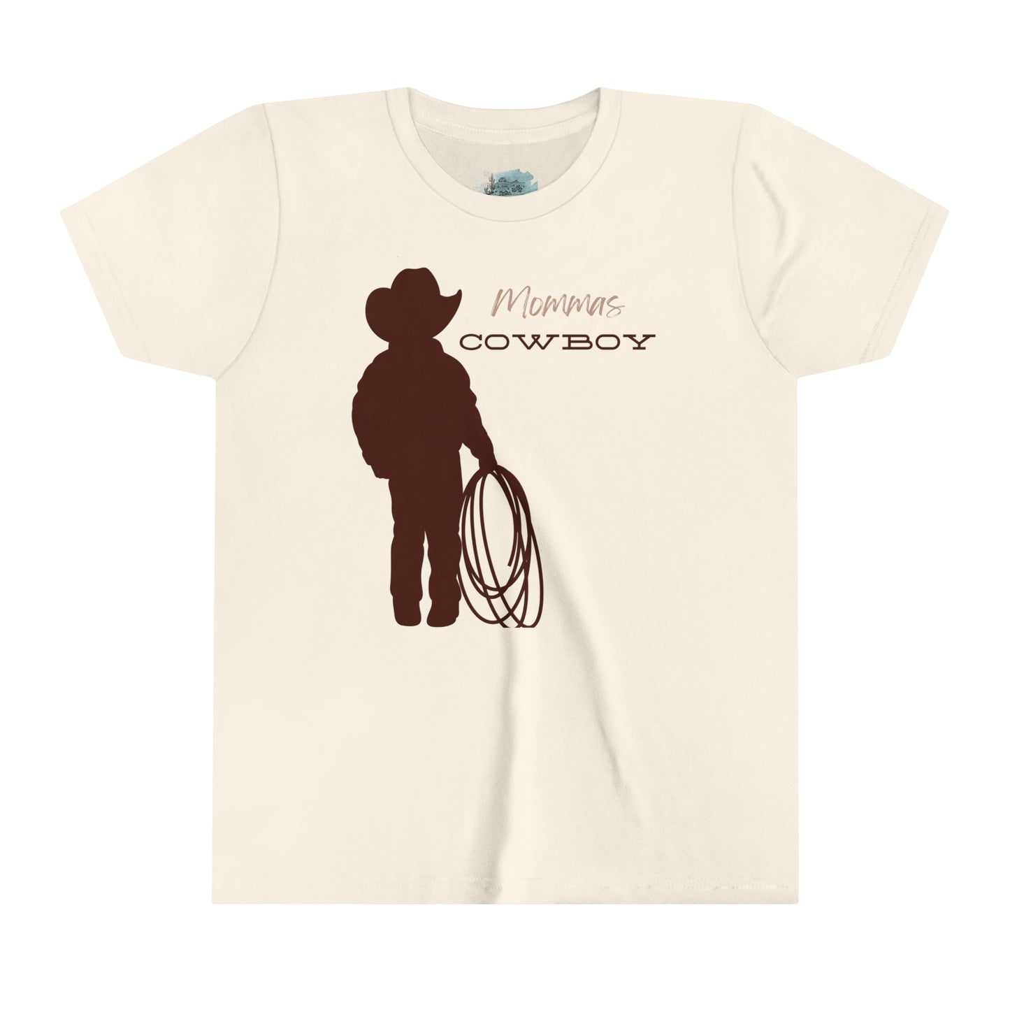 Mommas Cowboy Youth Tee Brown