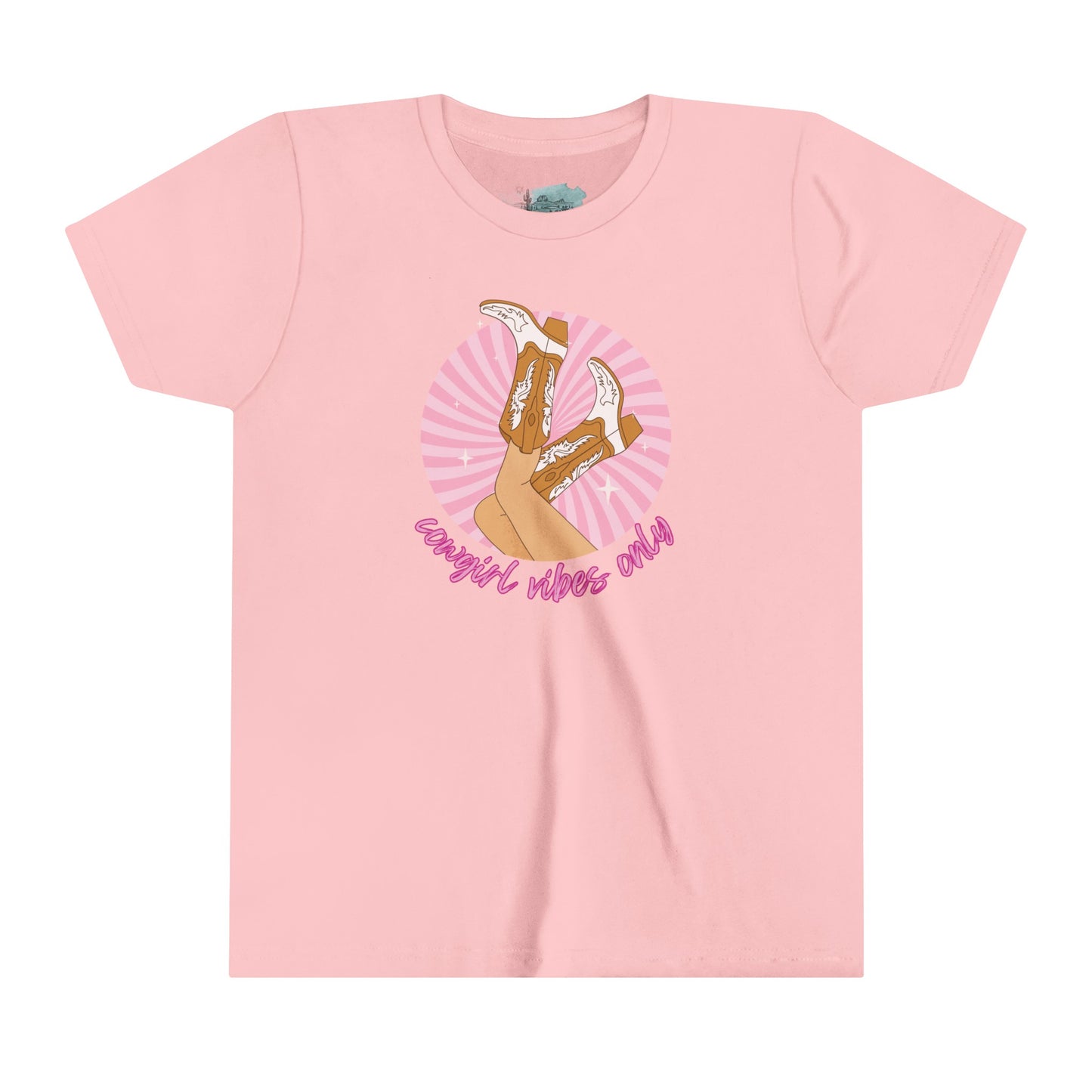 Cowgirl Vibes ONLY Youth Short Sleeve Tee