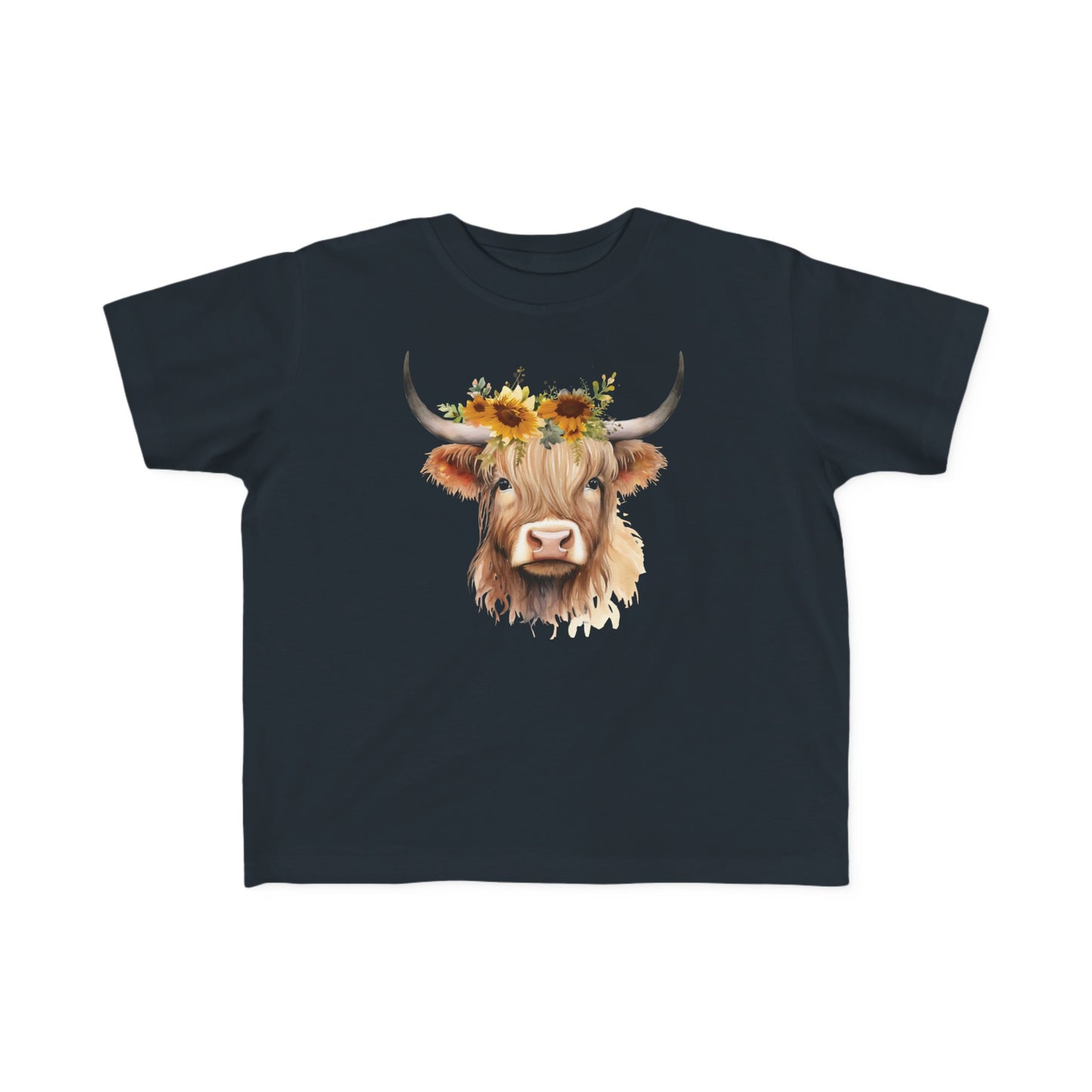 Sunflower Highland Toddler's Jersey Tee