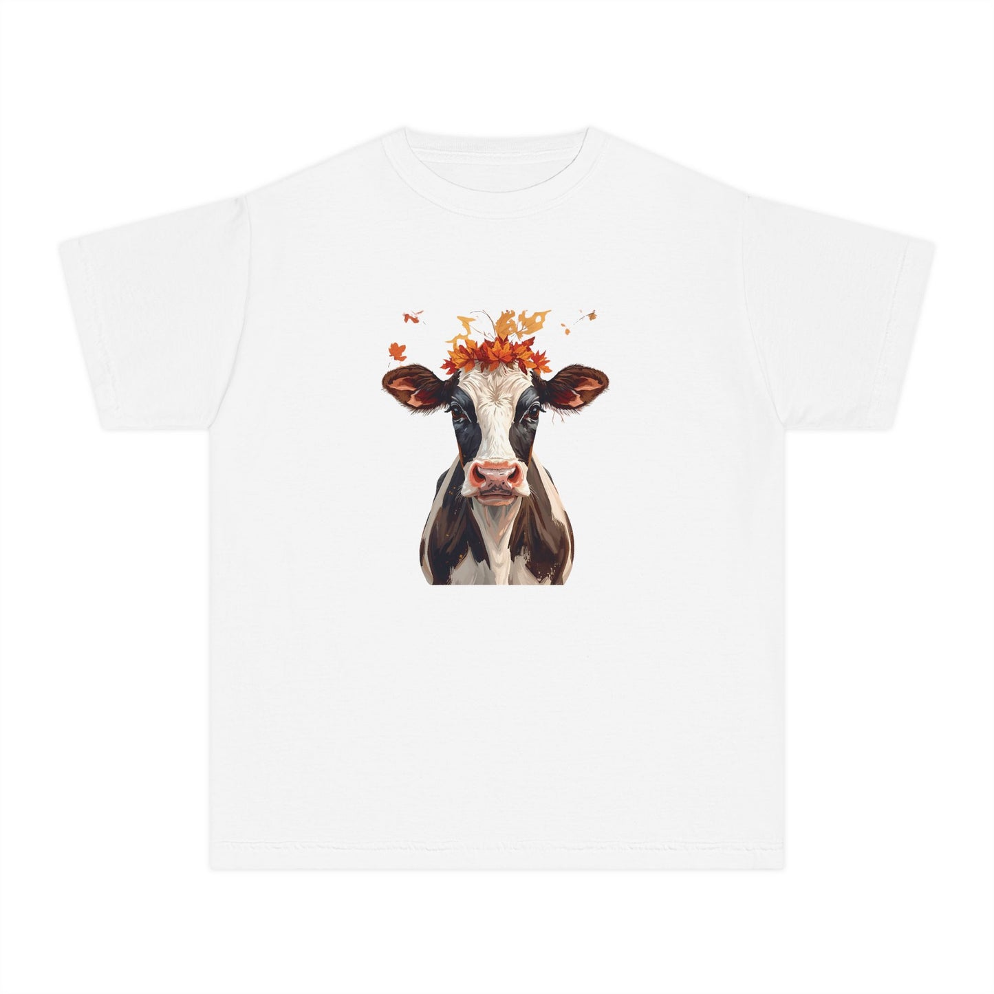 Fall Holstein Cow Youth Tee