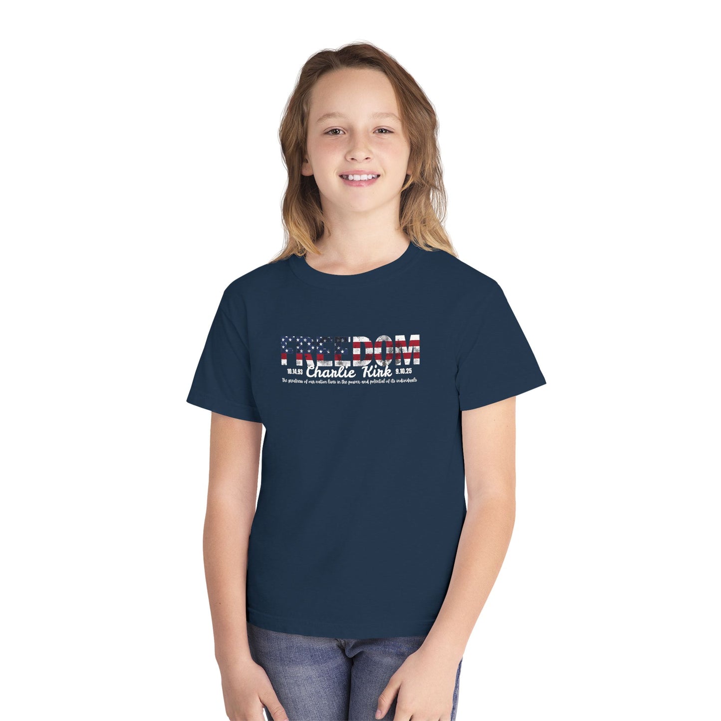 Charlie Kirk Freedom Youth Tee