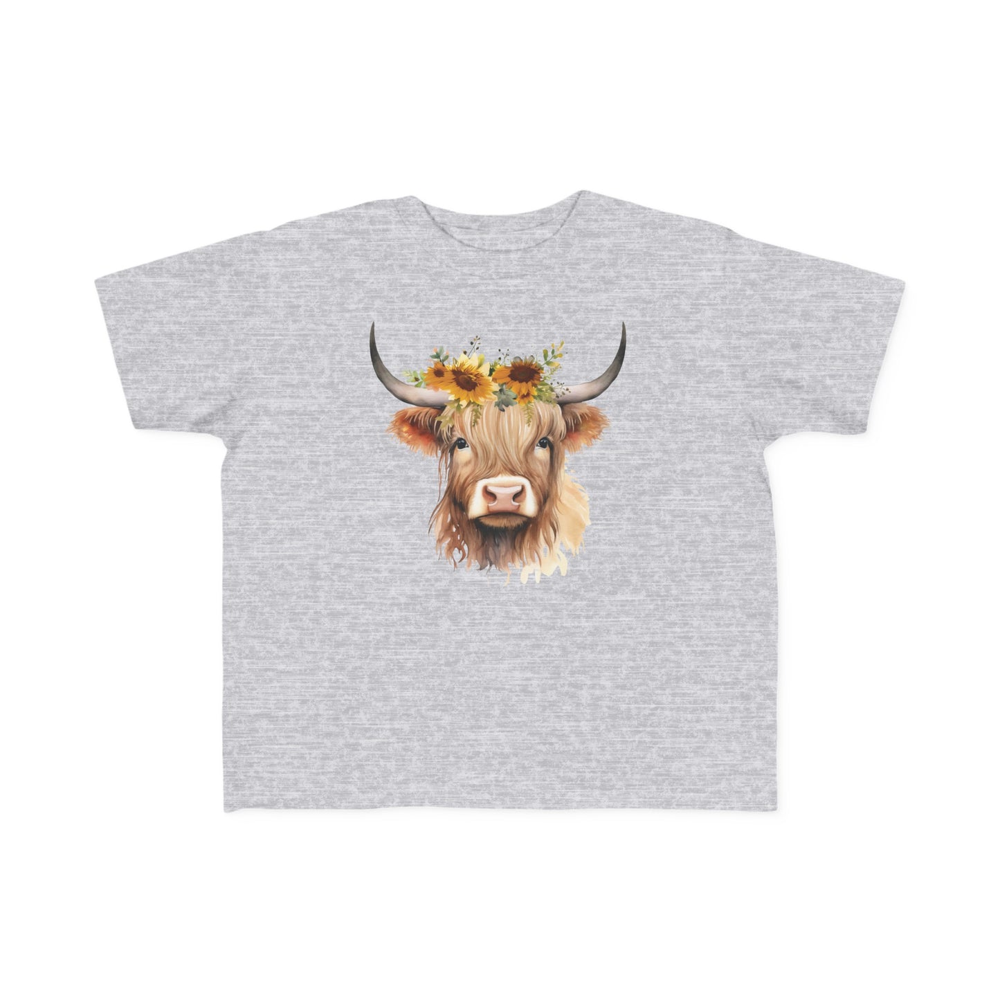 Sunflower Highland Toddler's Jersey Tee