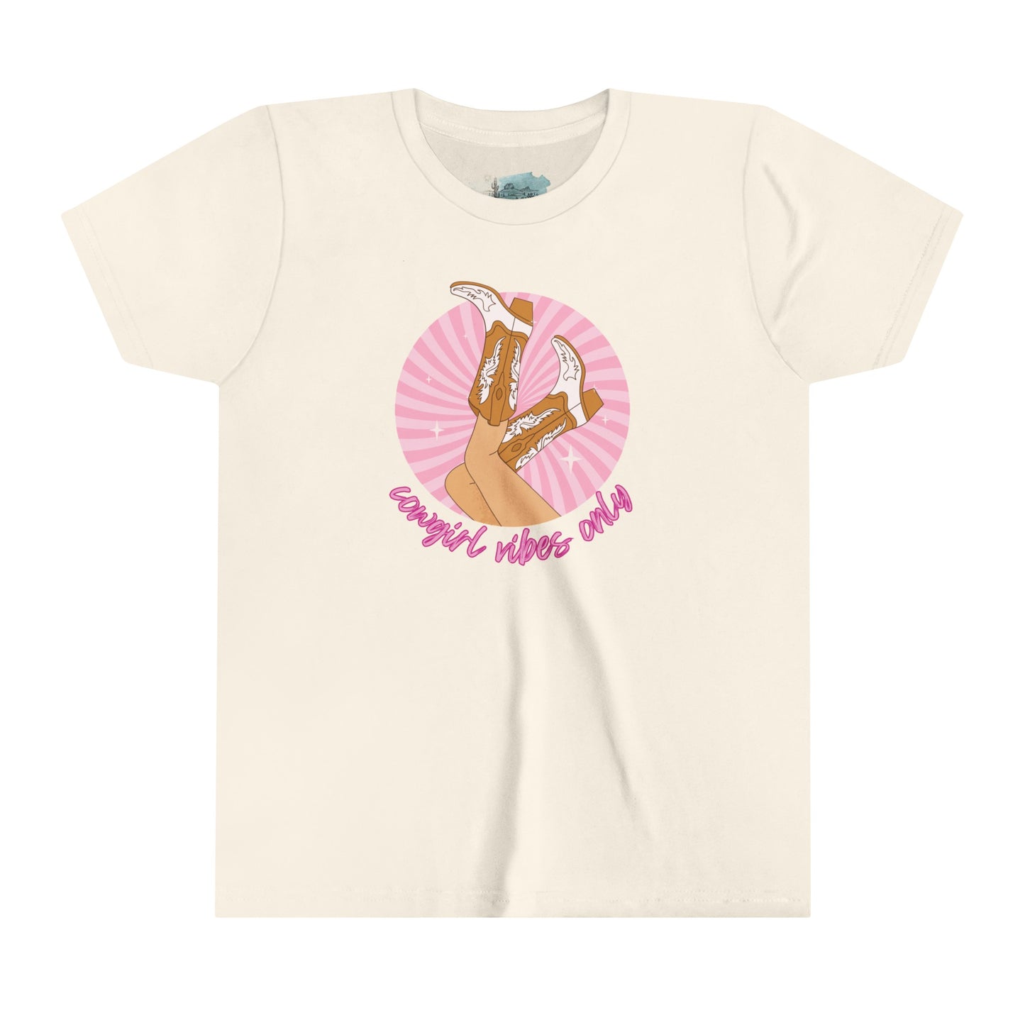 Cowgirl Vibes ONLY Youth Short Sleeve Tee