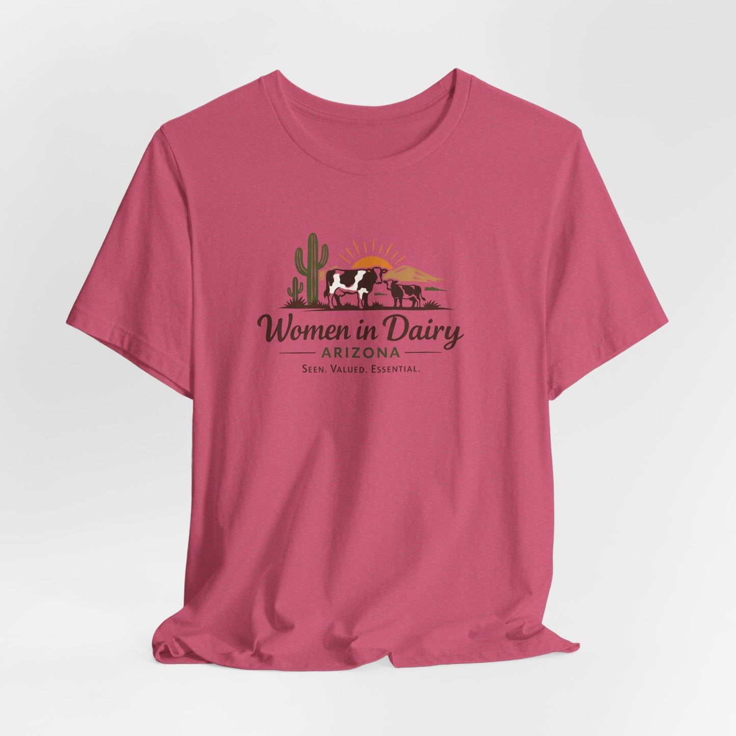 Women in Dairy Arizona T-Shirt Heather