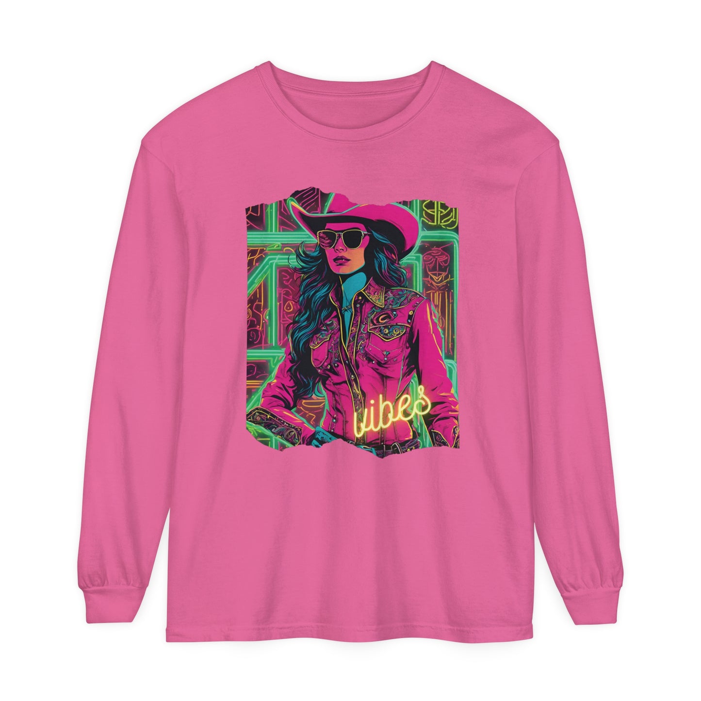 Neon Vibes Long Sleeve T-Shirt