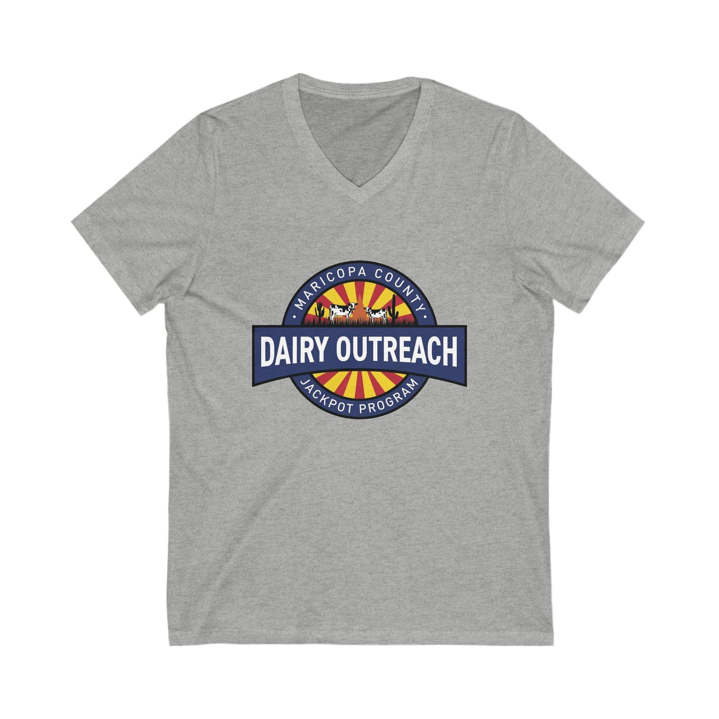 Dairy Outreach Unisex V-Neck Tee