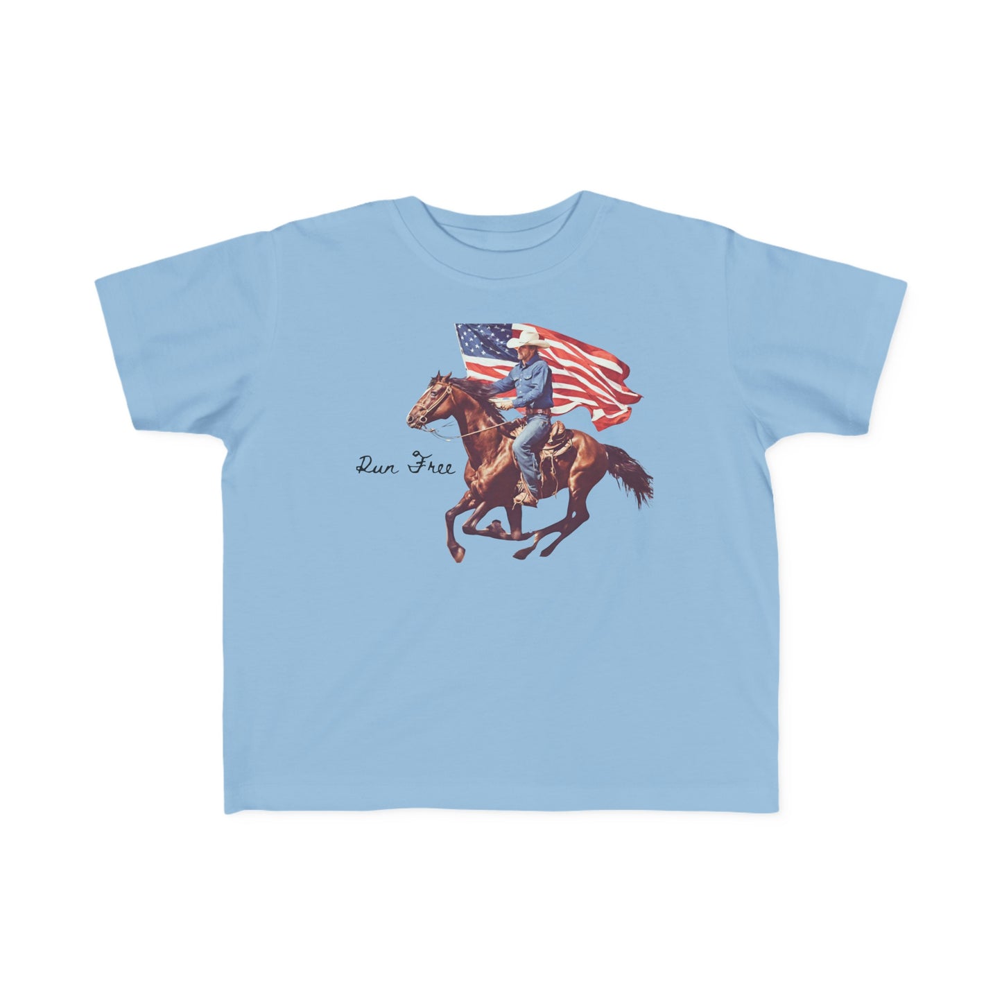 Run Free Cowboy Toddler's Jersey Tee