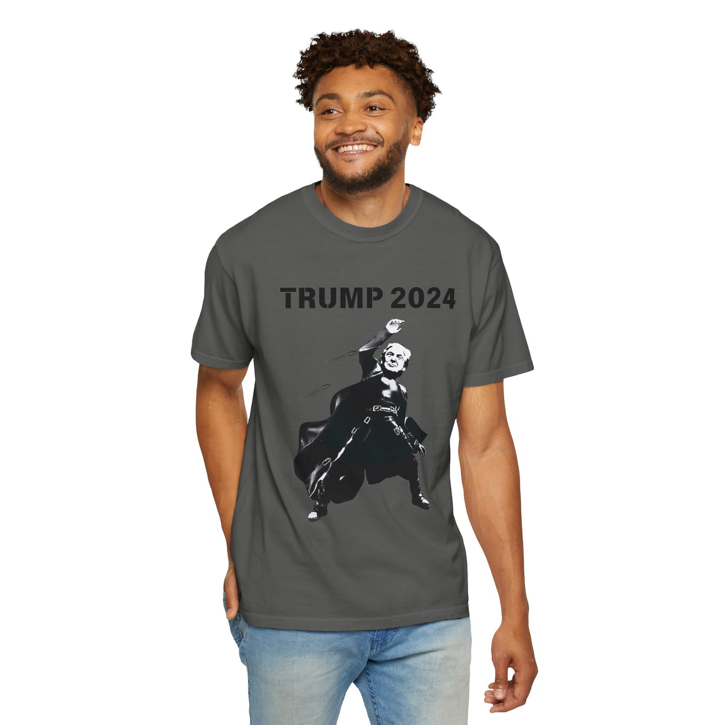 Matrix Trump 2024 Front Unisex Garment-Dyed T-shirt