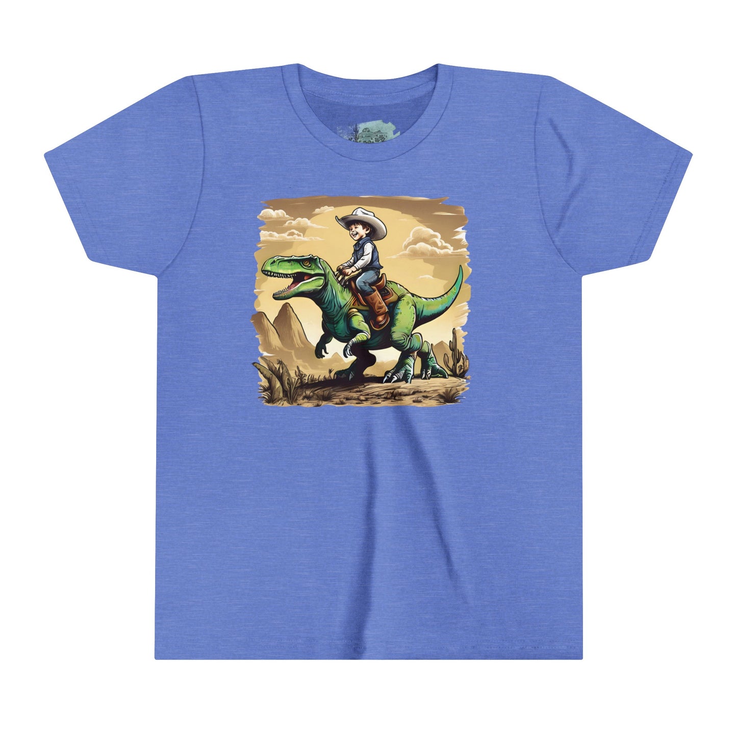 Dino Cowboy Youth Short Sleeve Tee