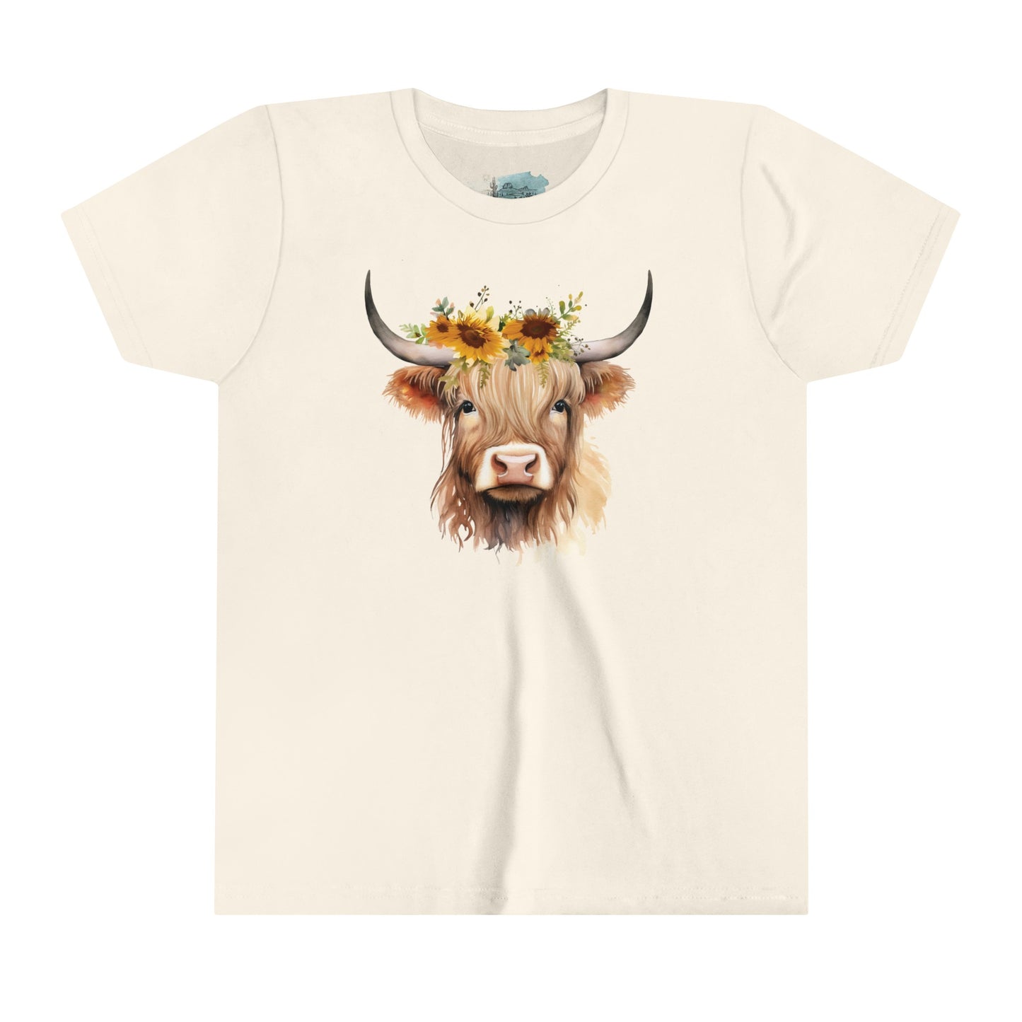 Sunflower Highland Youth Short Sleeve Tee
