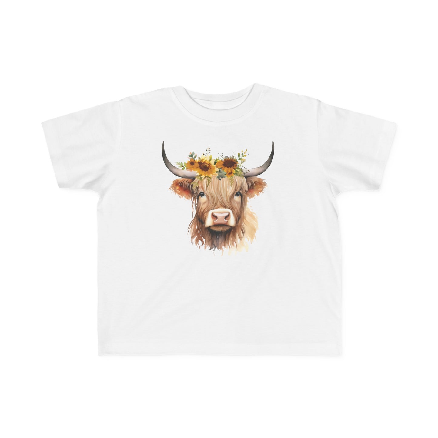 Sunflower Highland Toddler's Jersey Tee