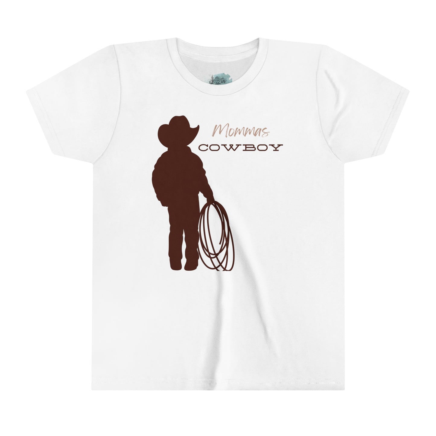Mommas Cowboy Youth Tee Brown