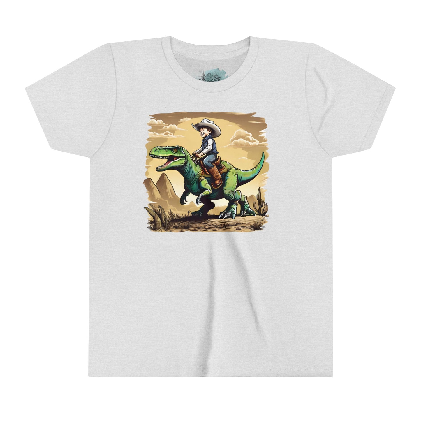 Dino Cowboy Youth Short Sleeve Tee