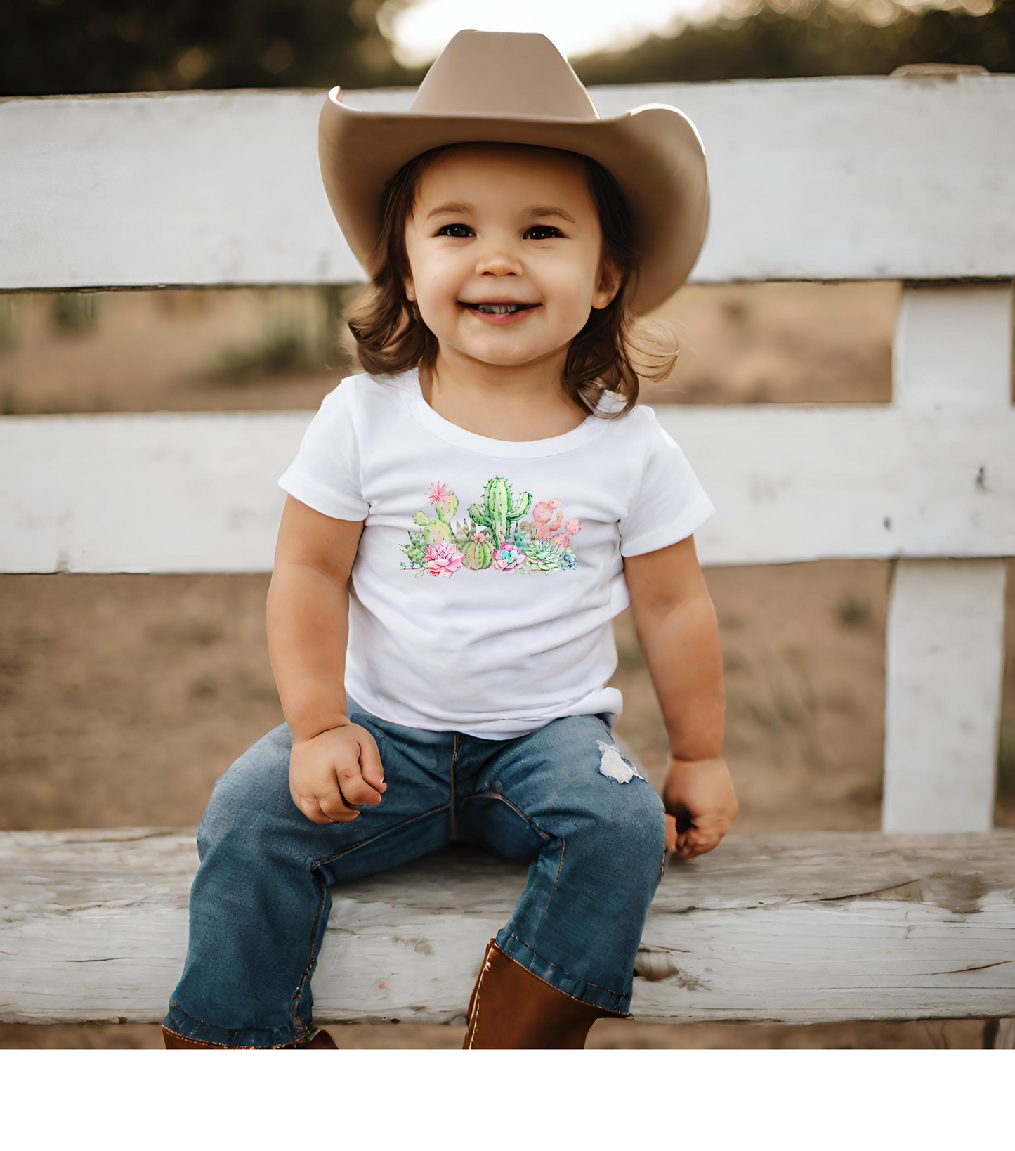 Cactus Blossom Toddler Tee