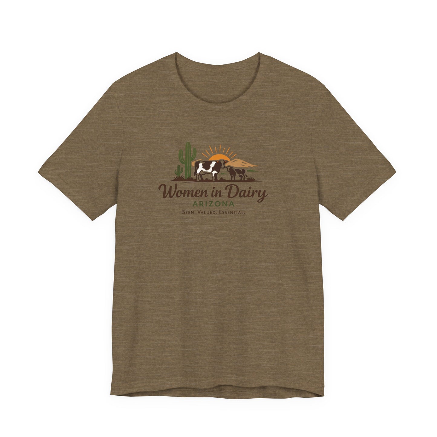 Women in Dairy Arizona T-Shirt Heather