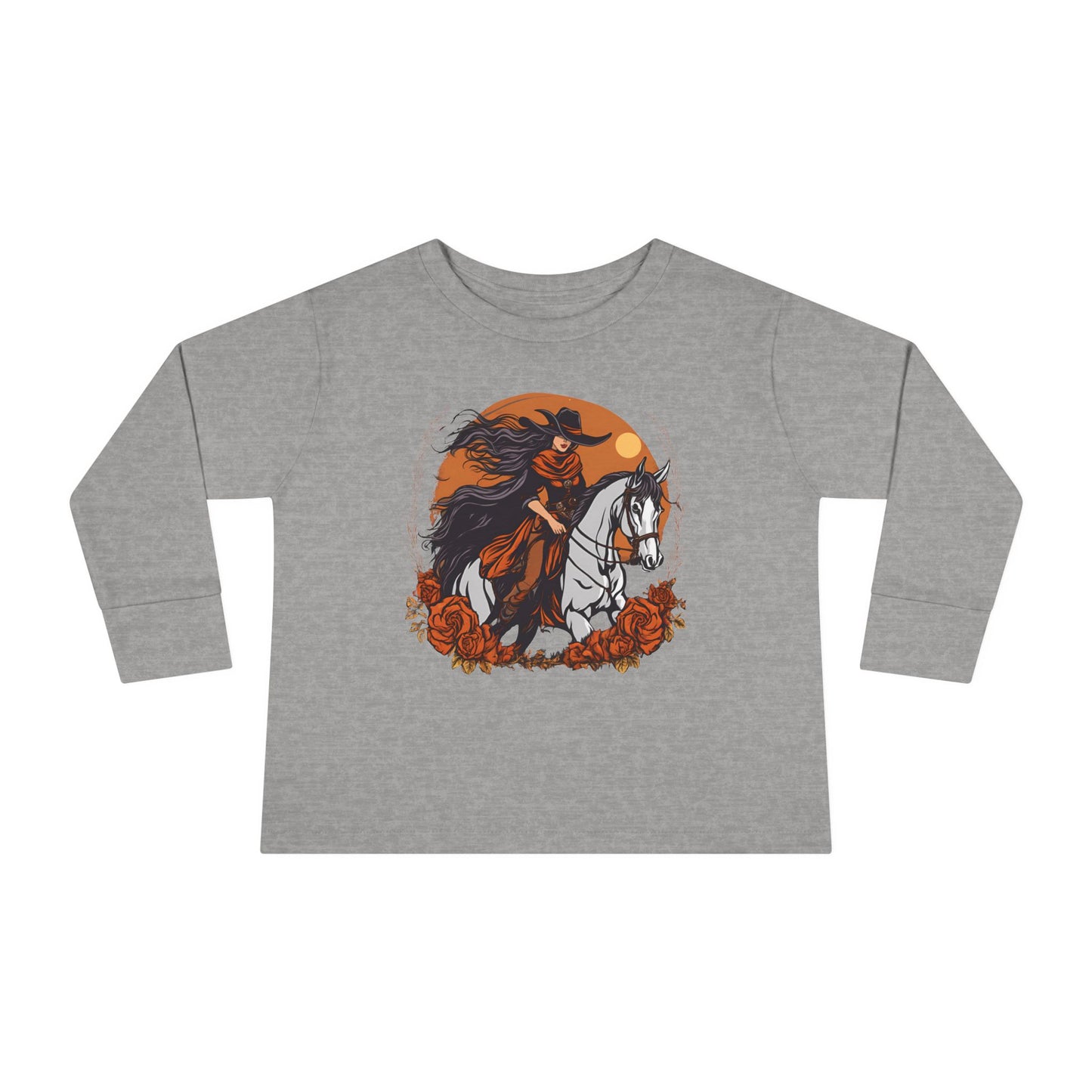 Cowgirl of the Dawn Toddler Long Sleeve Tee