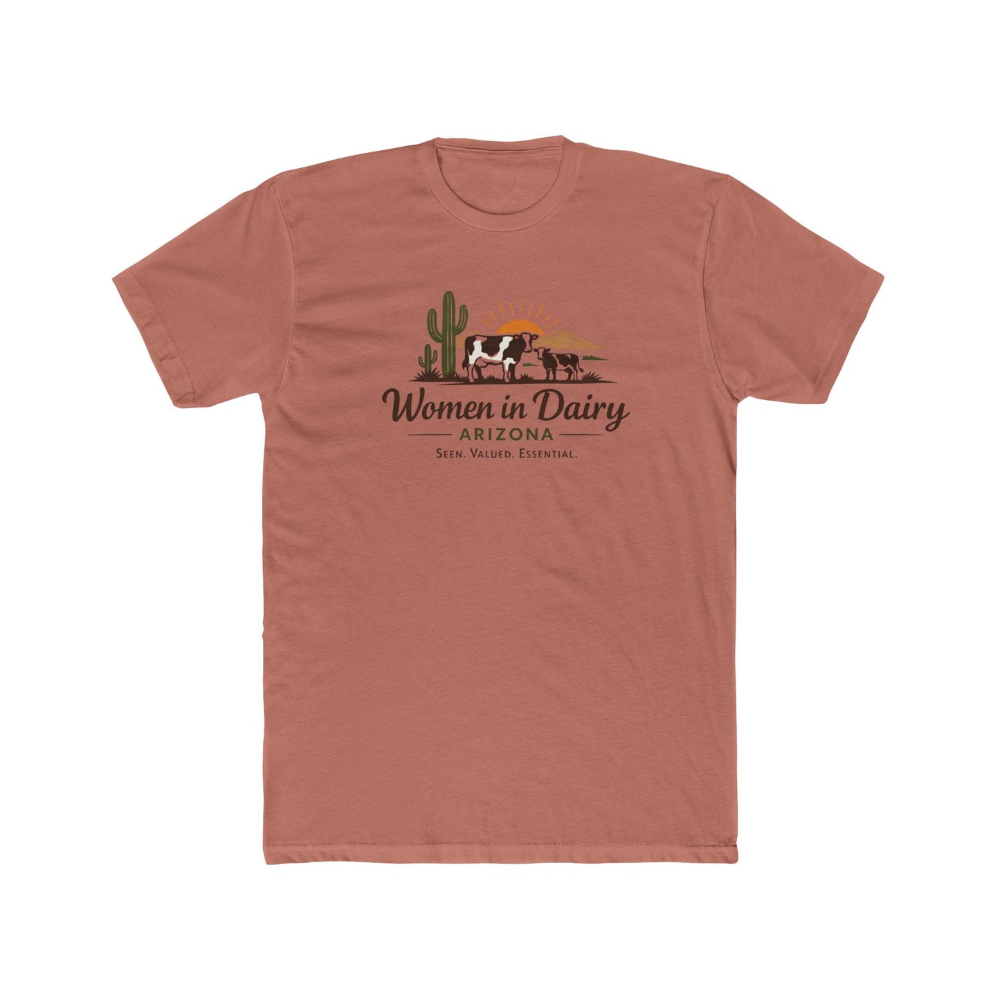 Women in Dairy Arizona Tee Desert Pink