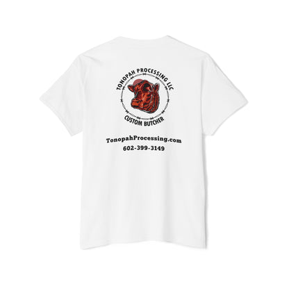 Tonopah Processing Pocket Tee logo back