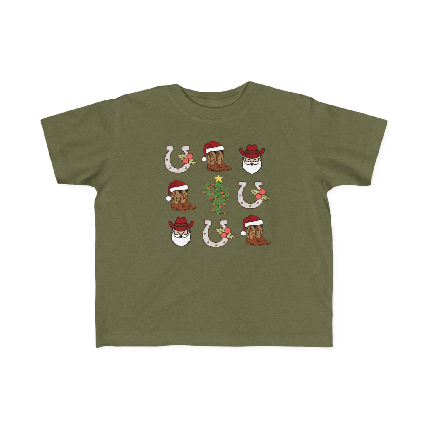 Holly Jolly Cowboy Christmas Toddler's Tee