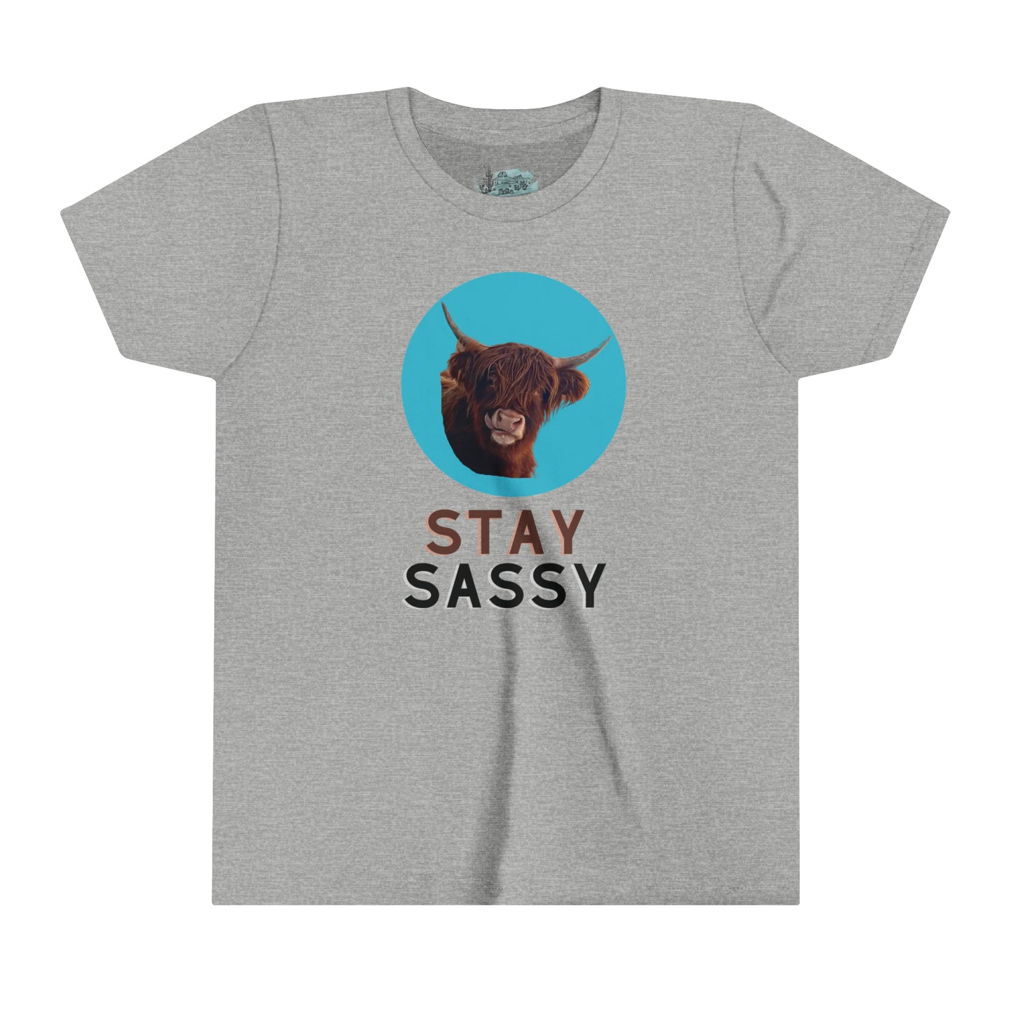 Stay Sassy Highland Youth Tee