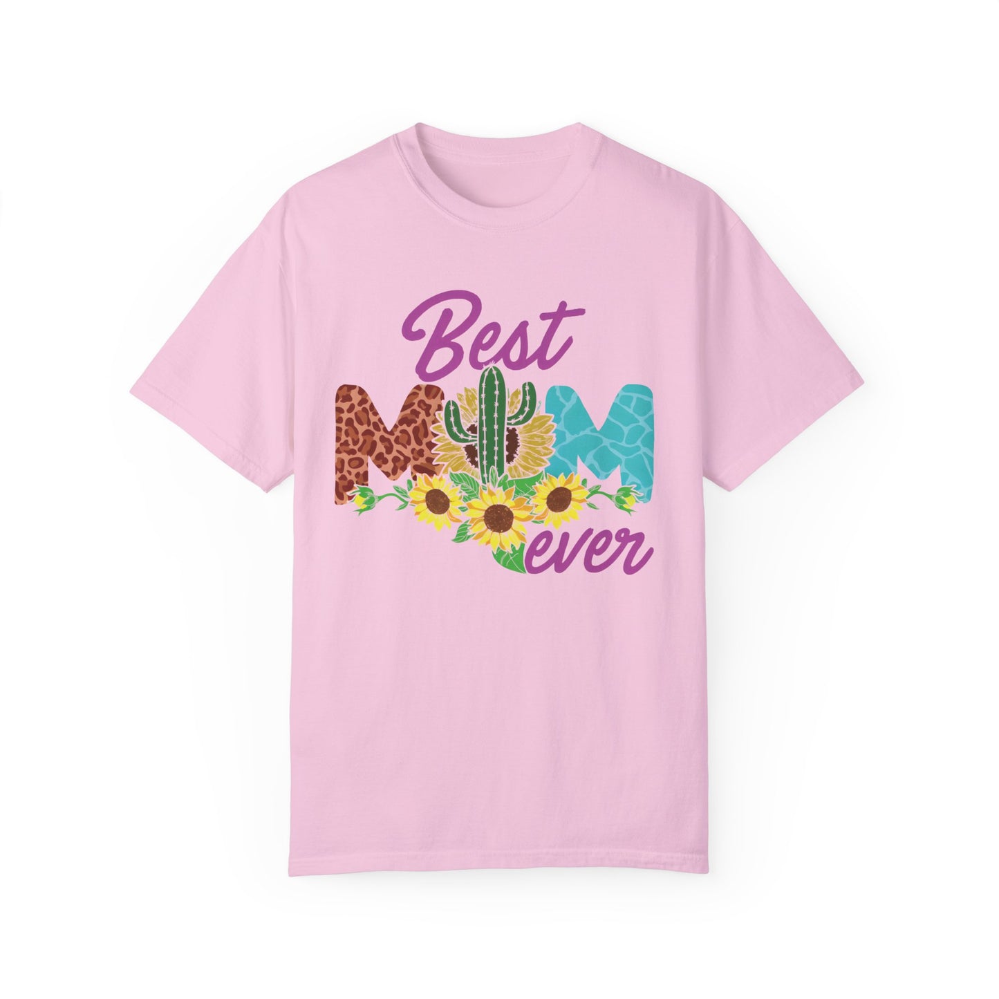 Best Mom Ever Cactus Sunflower Unisex T-shirt