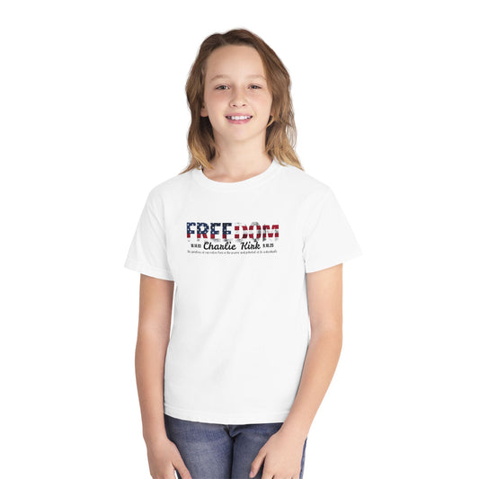 Charlie Kirk Freedom Youth Tee