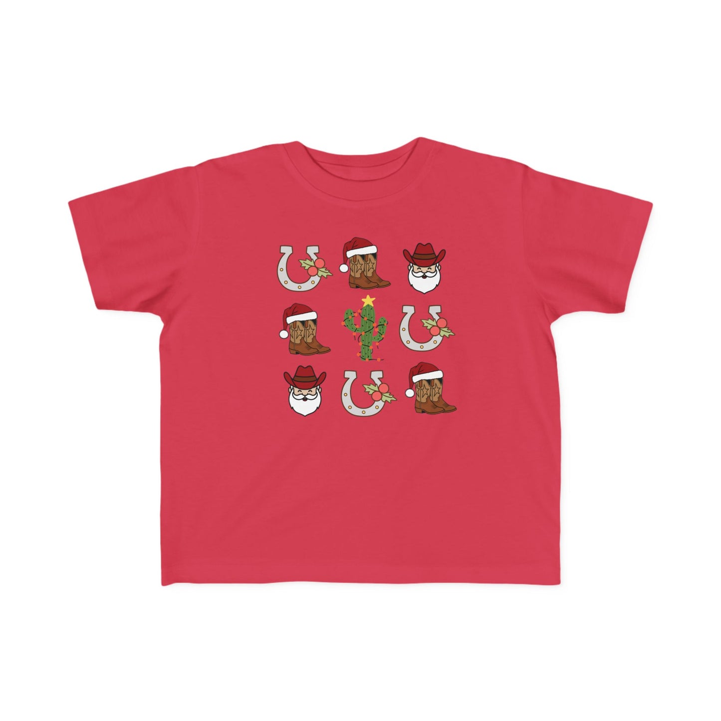 Holly Jolly Cowboy Christmas Toddler's Tee